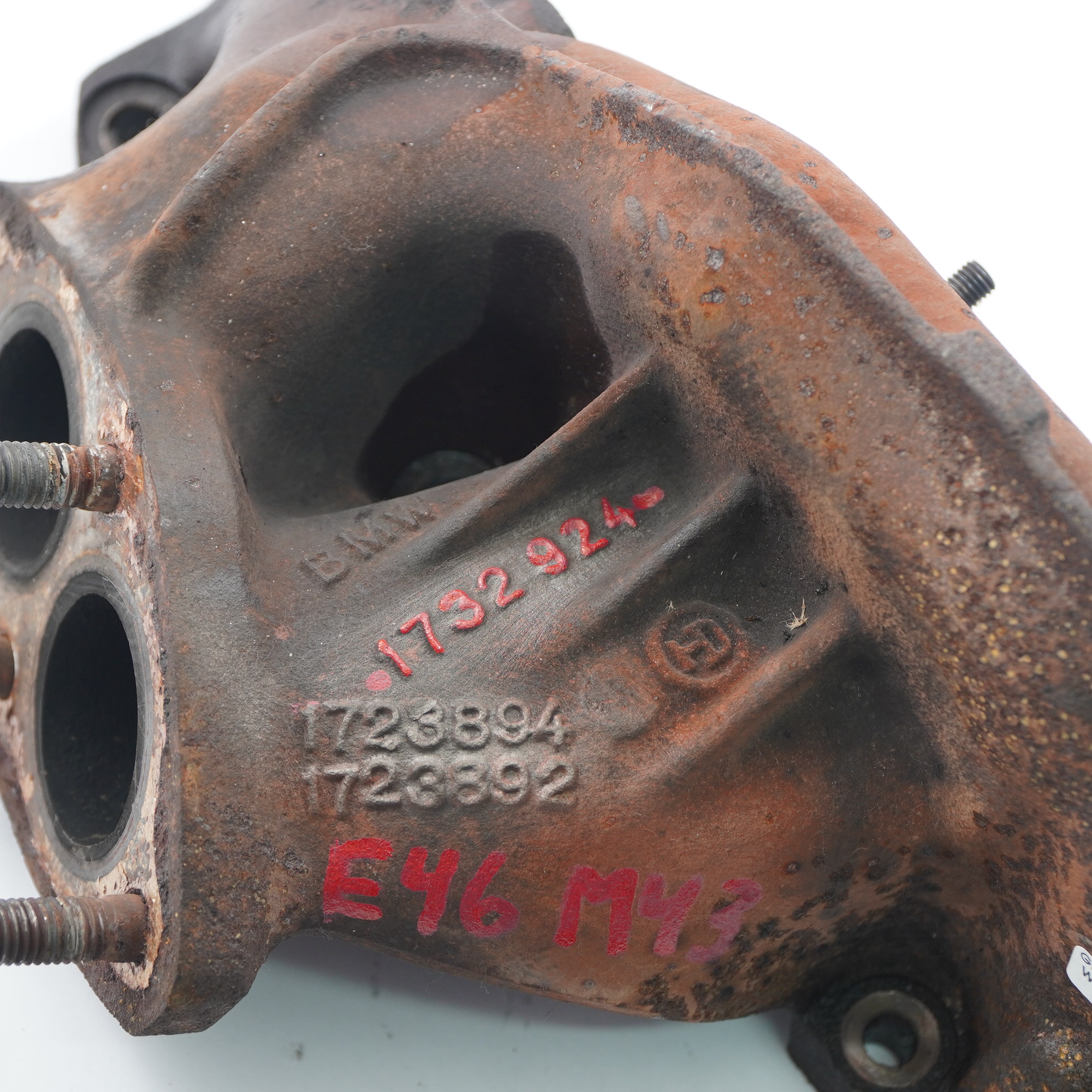 Krümmer Bmw E36 E46 M43 Motor Abgaskrümmer Gasauslass 1732924