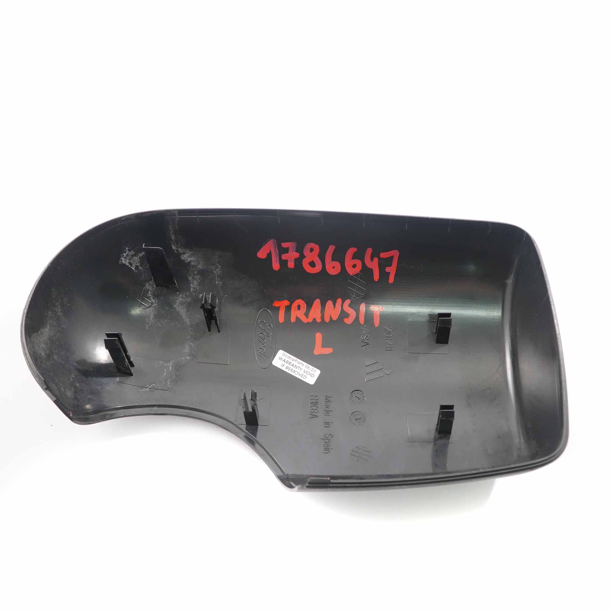 Ford Transit Wing Mirror Cover Left N/S Housing Casing Outside Primed 1786647