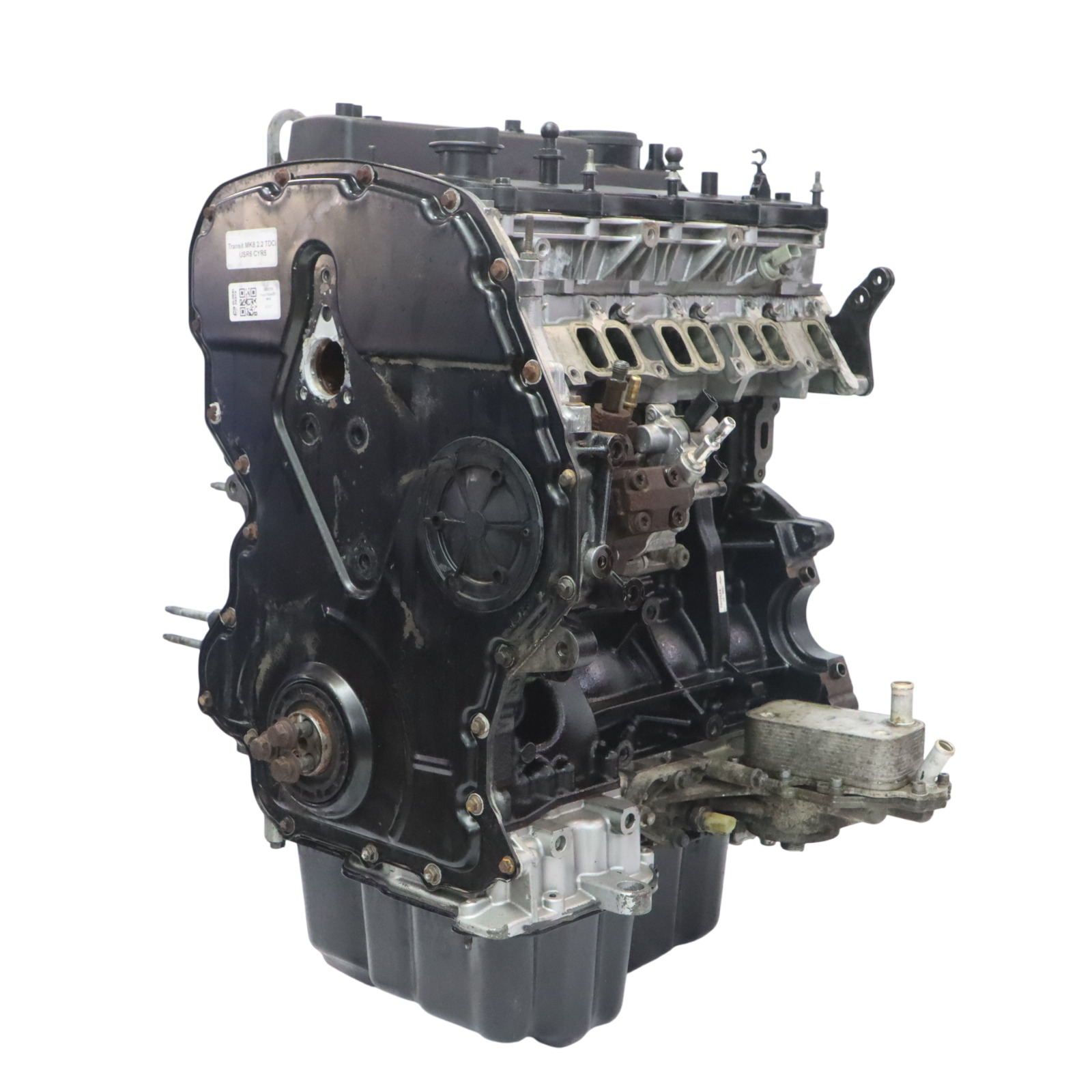 Ford Transit MK8 2.2 TDCi RWD Diesel Unkomplett Motor USR6 CYR5 125HP, GARANTIE