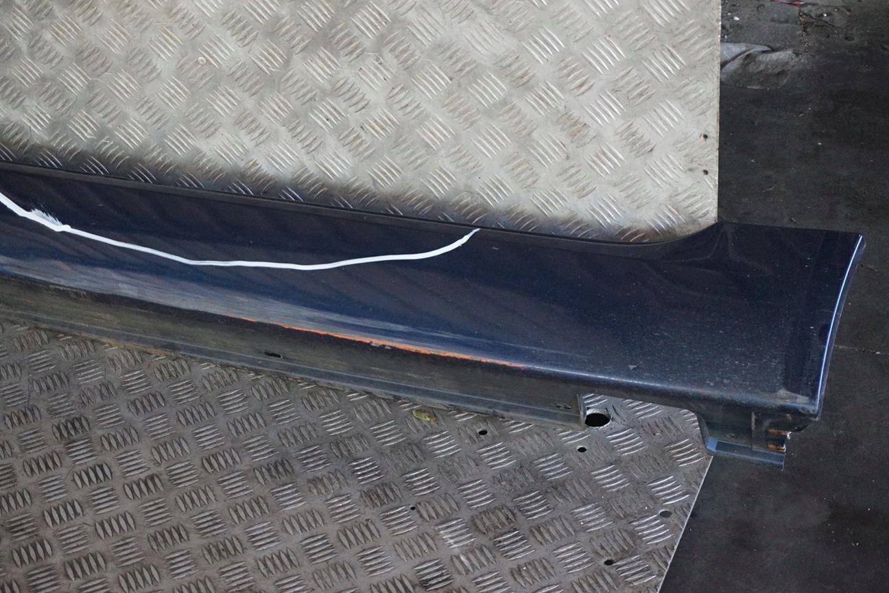 BMW 5 E60 E61 LCI 1 Door Sill Cover Side Skirt Left N/S Tiefseeblau Blue - A76