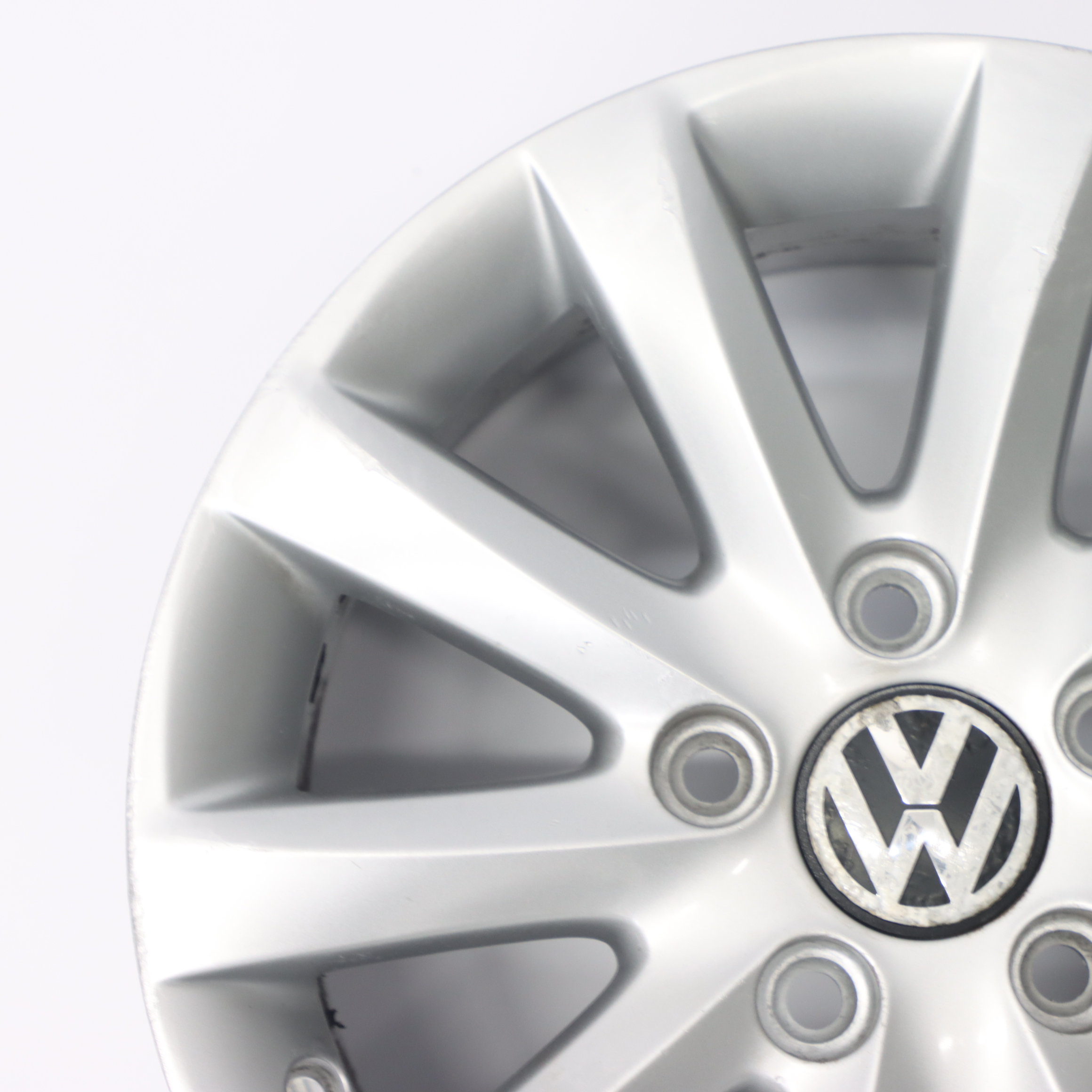 VW Volkswagen Golf 5 Silberne Leicht metall felge 15" ET:50 6,5J 1K0601025CA