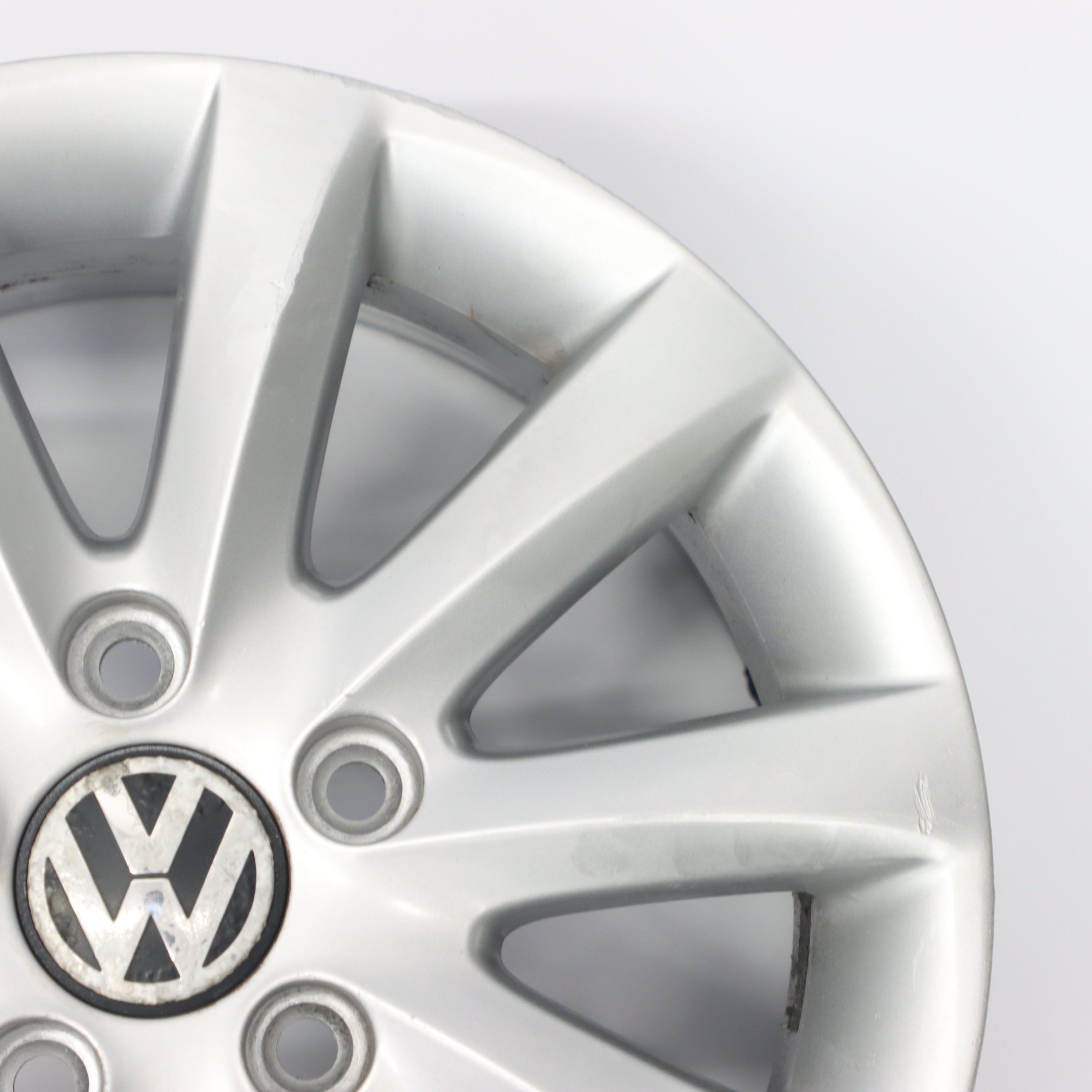 VW Volkswagen Golf 5 Silberne Leicht metall felge 15" ET:50 6,5J 1K0601025CA