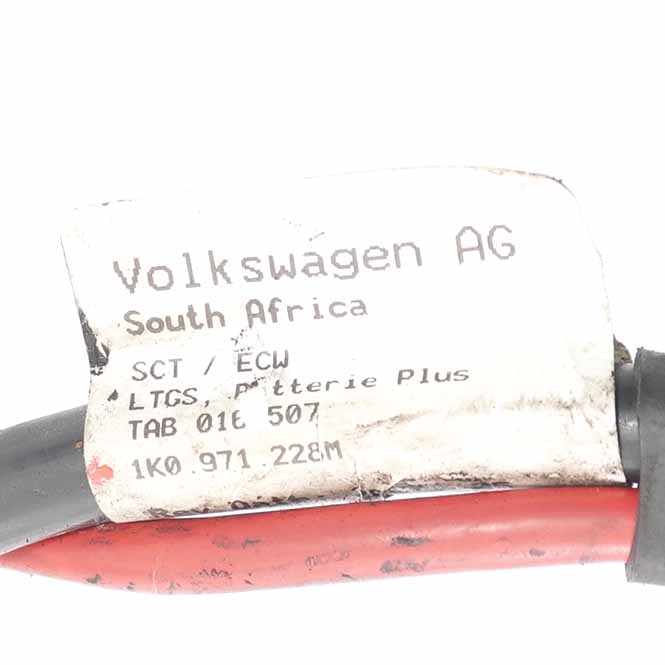 Batteriekabel Volkswagen VW Golf Mk5 Pluspolkabel 1K0971228M