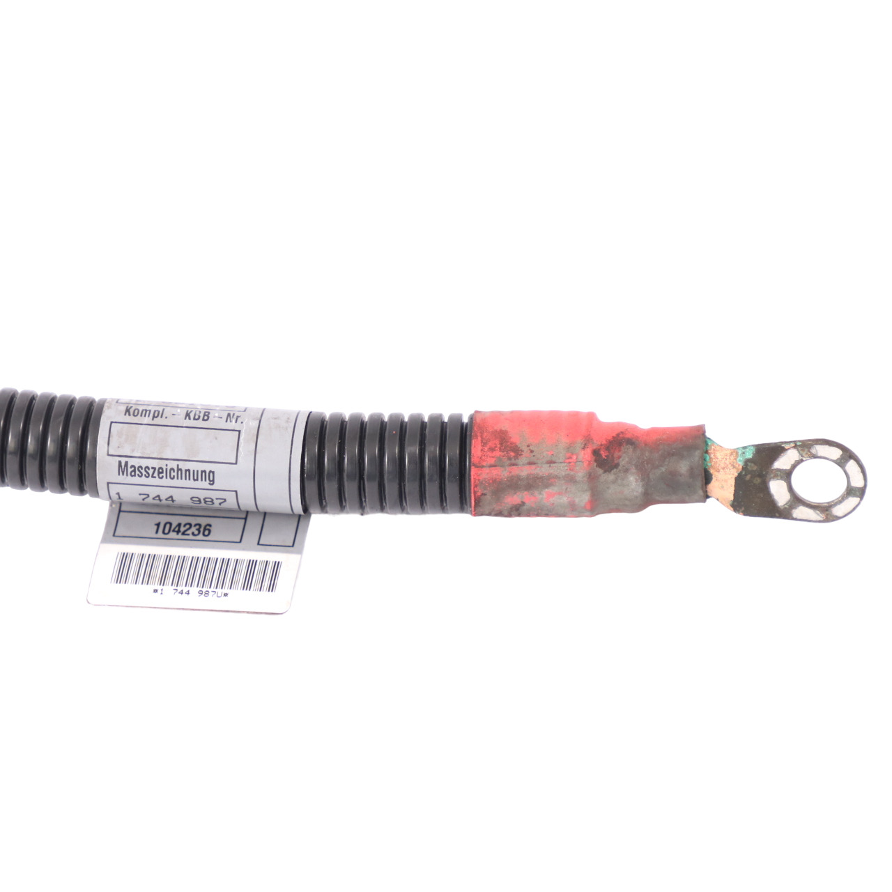 BMW E39 Batterie klemme Sicherung skabel Plus 1744987