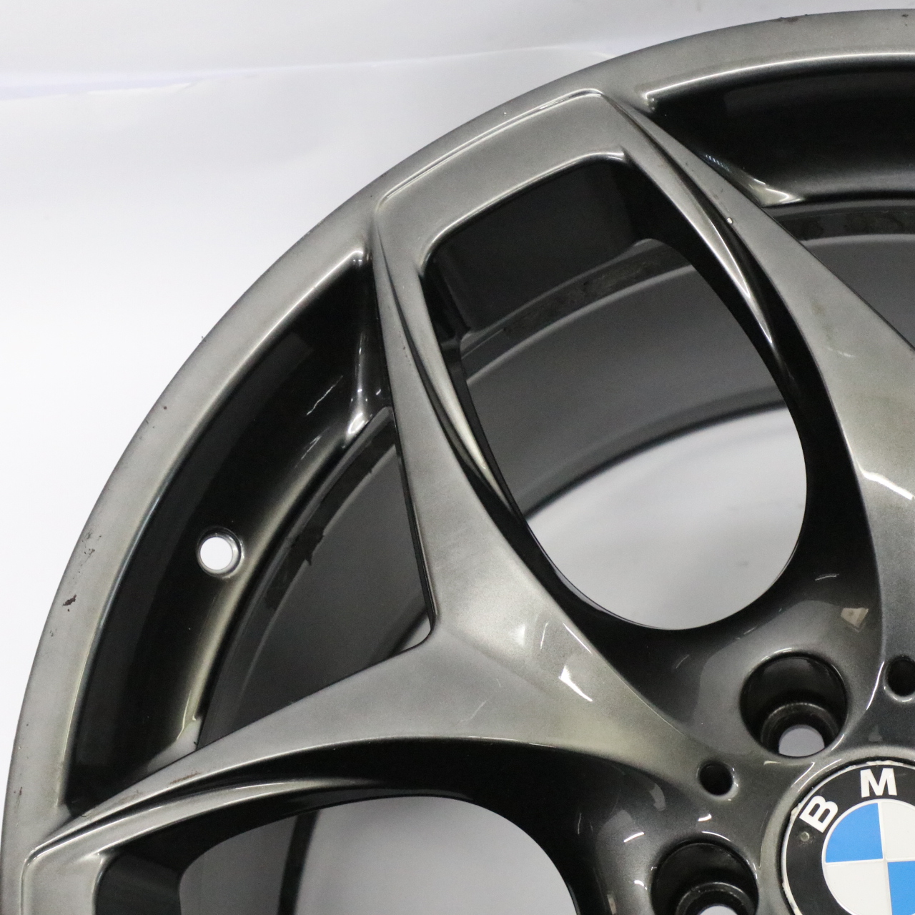 BMW X5 E70 Hinter rad Felge grau 21" Doppel speiche 215 11,5J 6772253