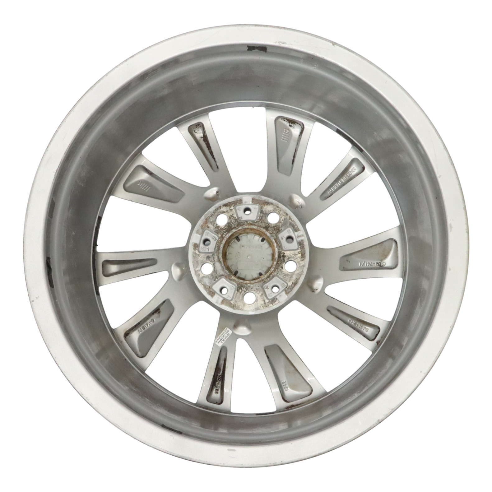 BMW F34 GT Silber Hinter rad felge 19" Turbine Styling 389 9J ET:42 6854678