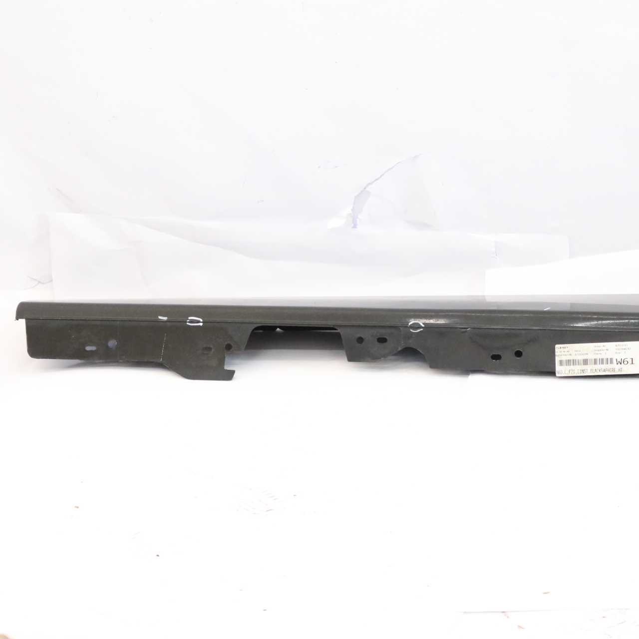 BMW F20 Left N/S Sill Strip Side Skirt Black Sapphire Metallic - 475