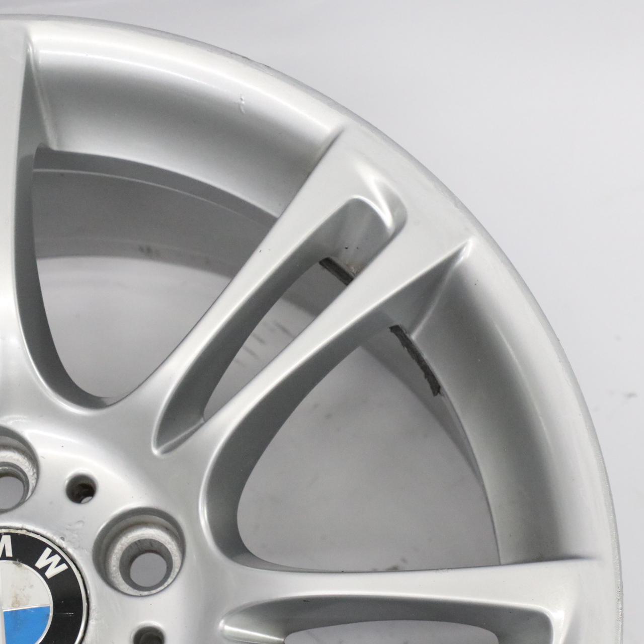 BMW 5 6 F10 F11 F12 Silber Felge Alufelge Rad M Doppelspeiche 350 9J 18" ET:44