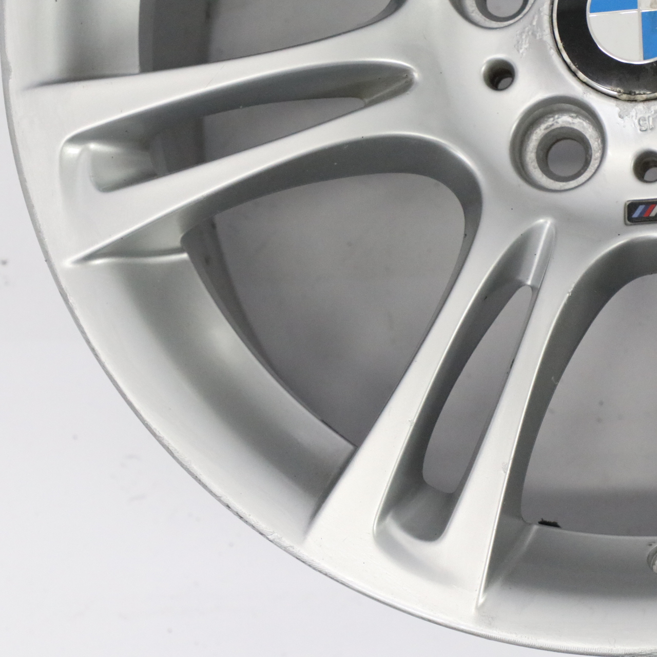 BMW 5 6 F10 F11 F12 Silber Felge Alufelge Rad M Doppelspeiche 350 9J 18" ET:44