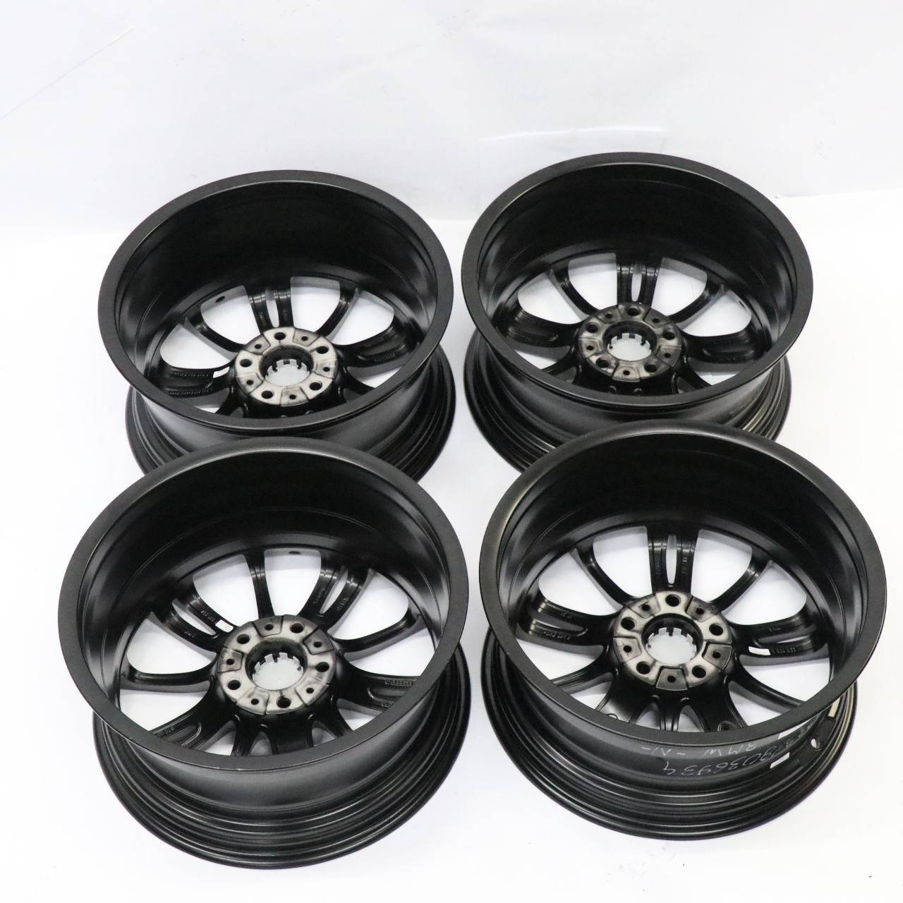 BMW E90 E91 E92 E93 Komplett satz 4x Schwarz Felge 18" M Spider Speiche 193