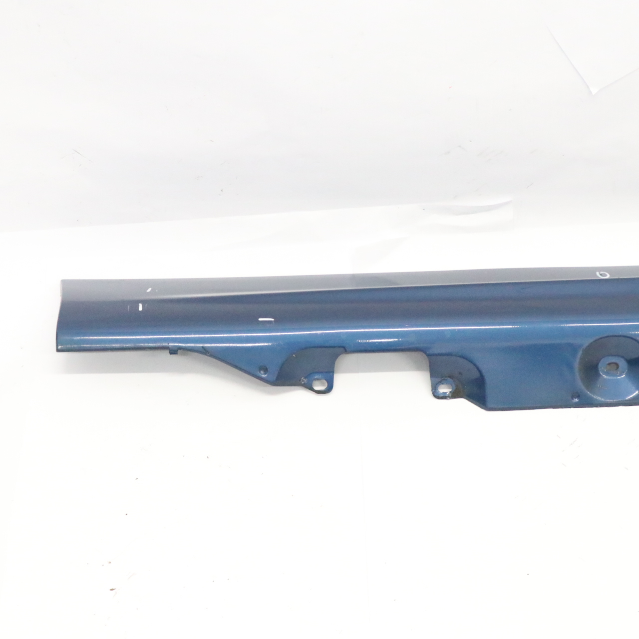 BMW E46 Right O/S Side Sill Skirt Kick Panel Topasblau Blue Metallic - 364