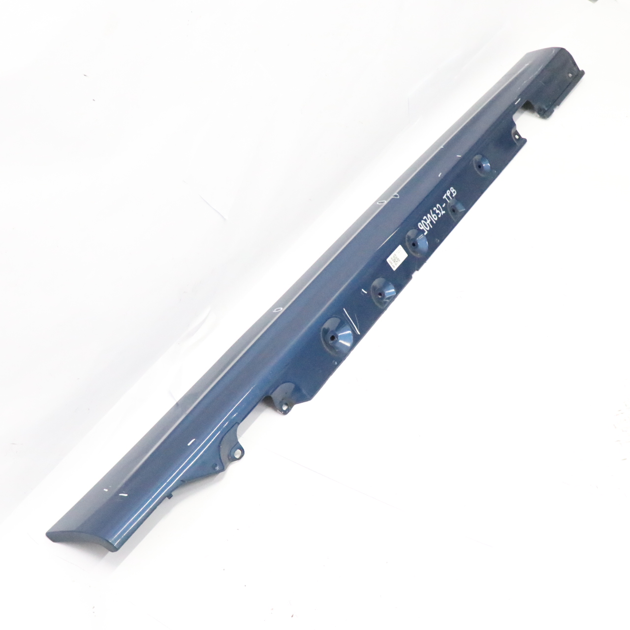 BMW E46 Right O/S Side Sill Skirt Kick Panel Topasblau Blue Metallic - 364