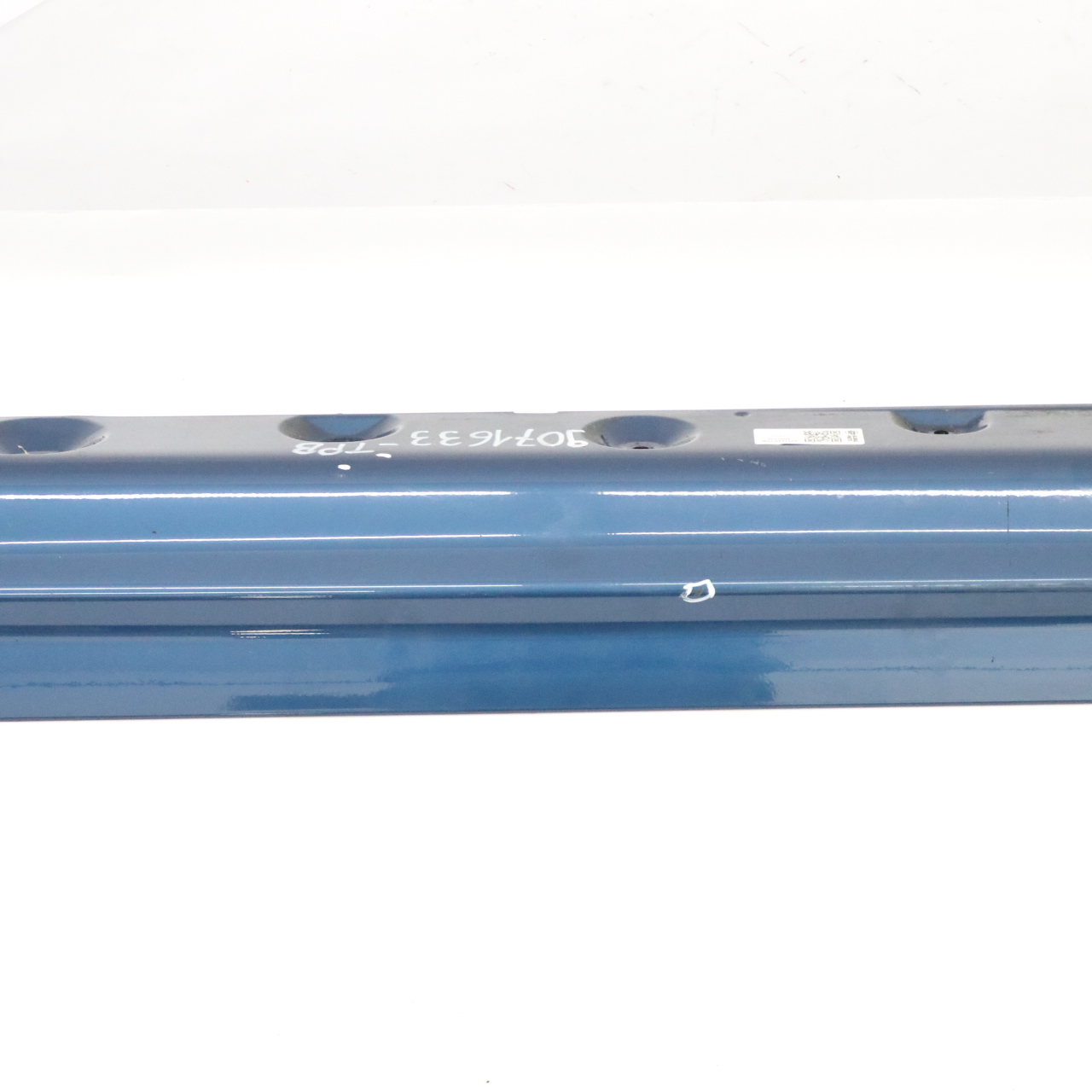 BMW E46 Left N/S Side Sill Skirt Kick Panel Topasblau Blue Metallic  - 364