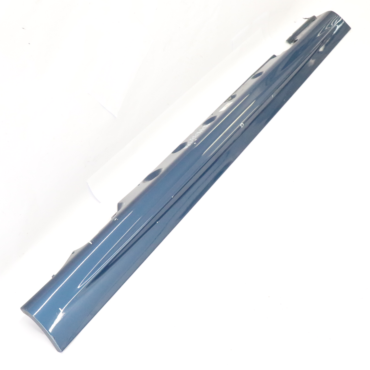 BMW E46 Left N/S Side Sill Skirt Kick Panel Topasblau Blue Metallic  - 364