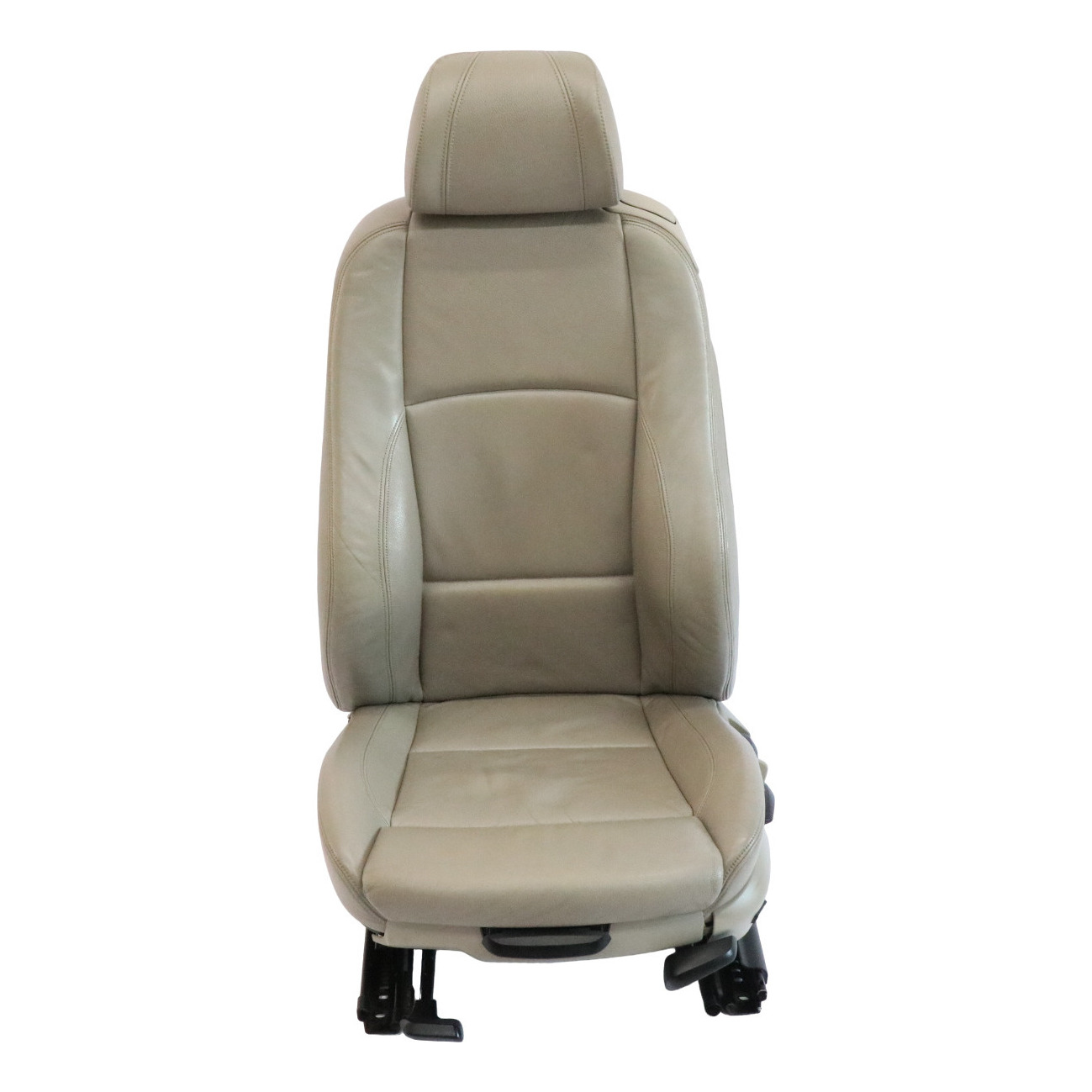 BMW E81 Vorne Links Sitz Beheizt Leder Boston Beige Interieur 9124309