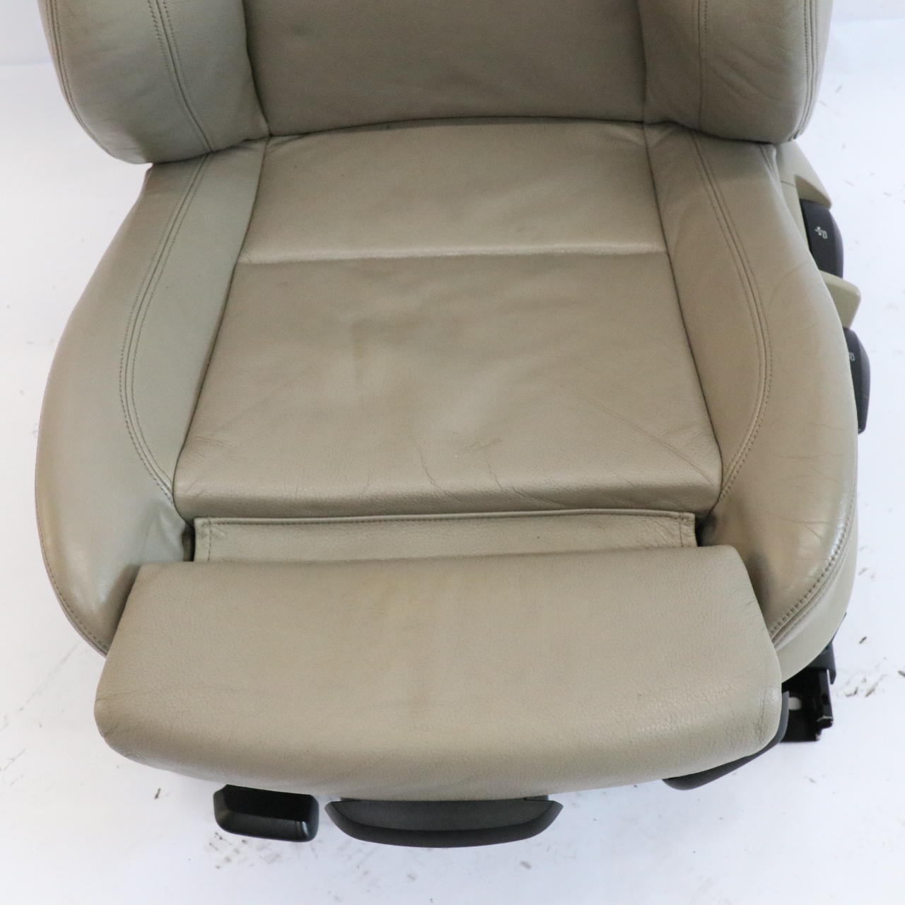 BMW E81 Vorne Links Sitz Beheizt Leder Boston Beige Interieur 9124309