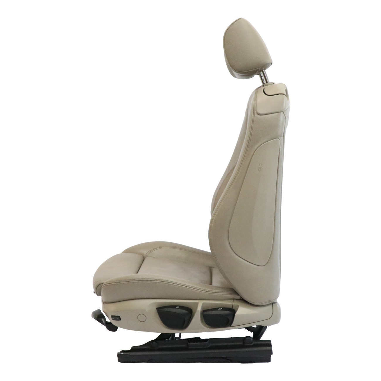 BMW E81 Vorne Links Sitz Beheizt Leder Boston Beige Interieur 9124309