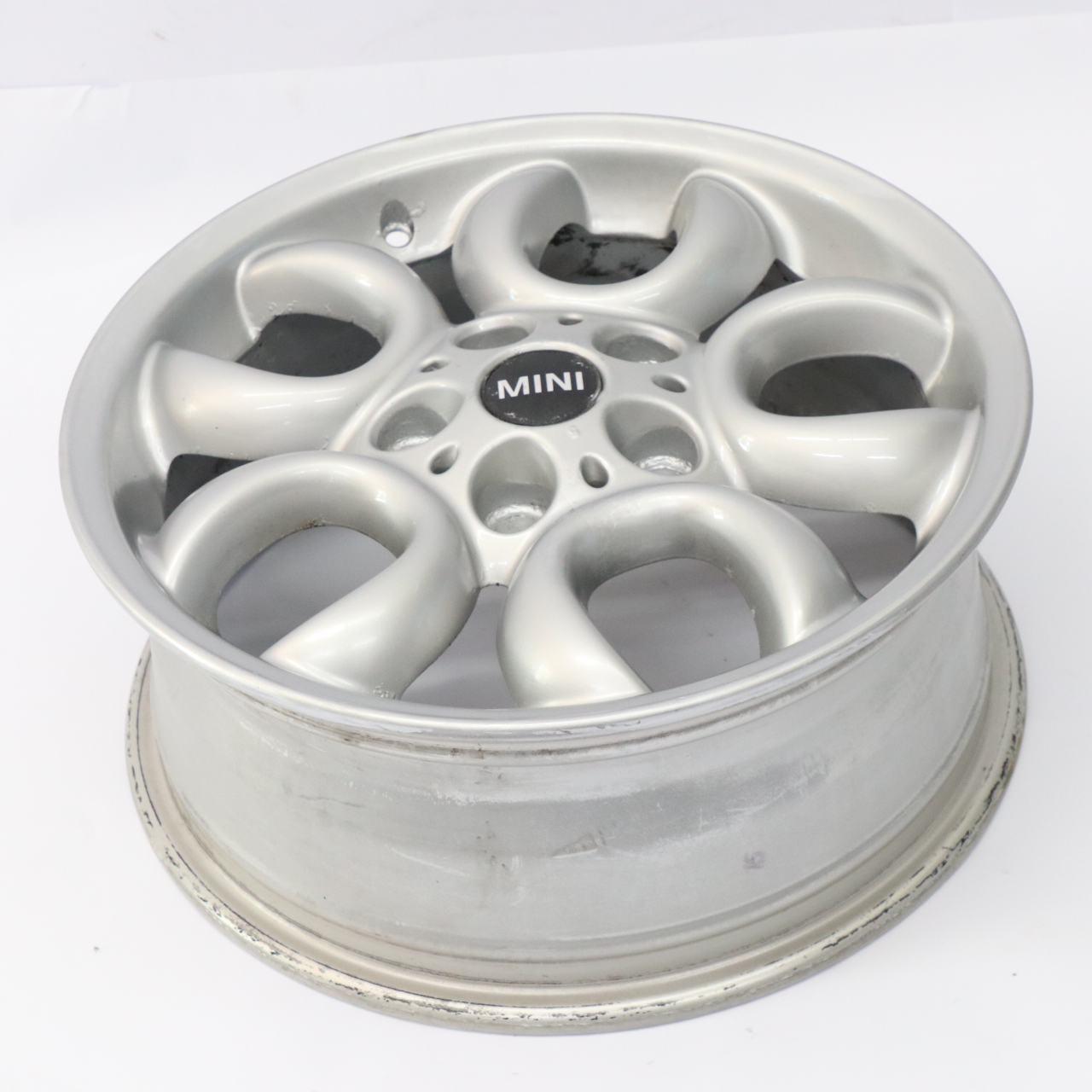 Mini R60 R61 Silberne Leicht metall felge 16" Rundspeiche 123 6,5J ET:46 9803725