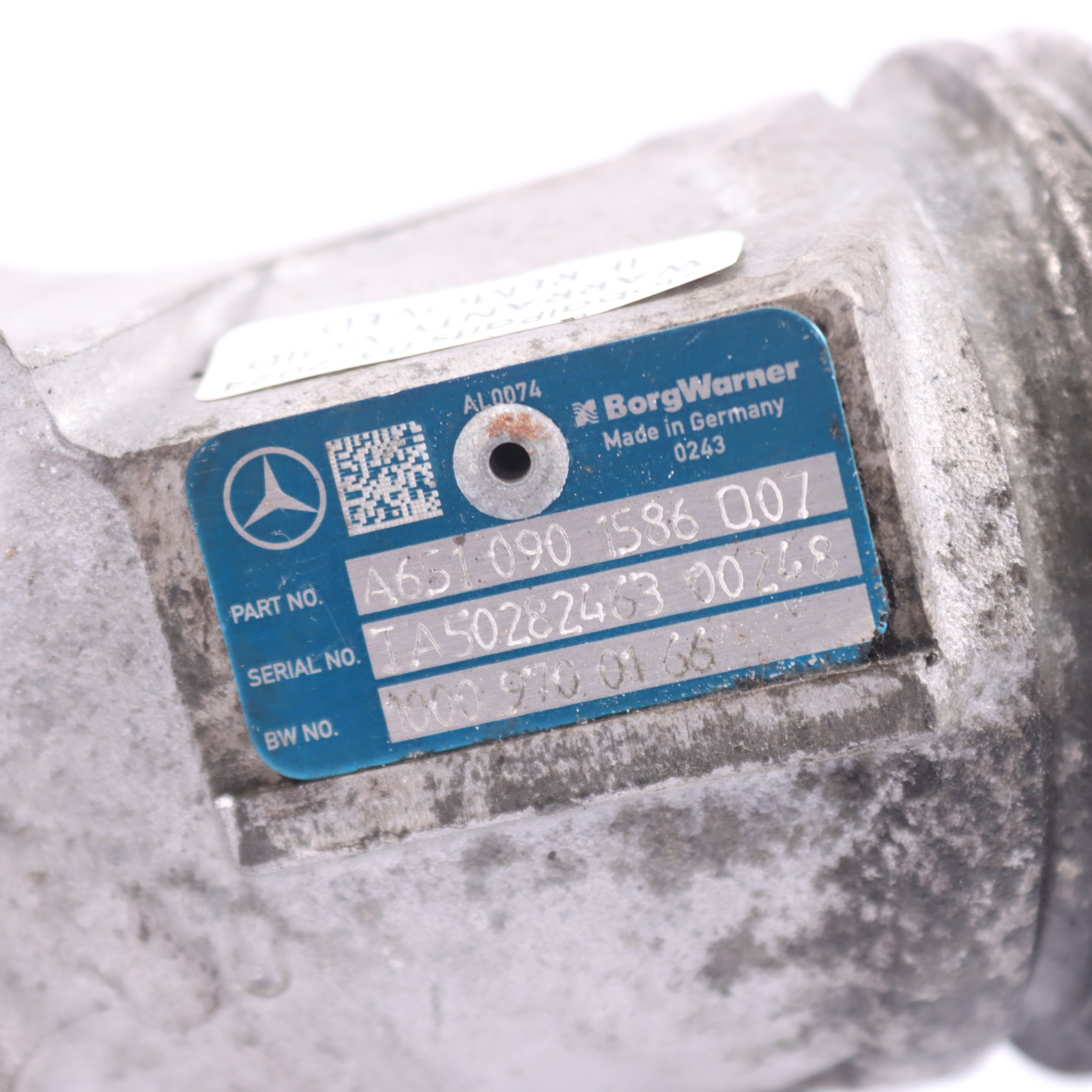 Luftkanal Mercedes W205 X253 Diesel OM651 Turbolader Auslassrohr A6510901586