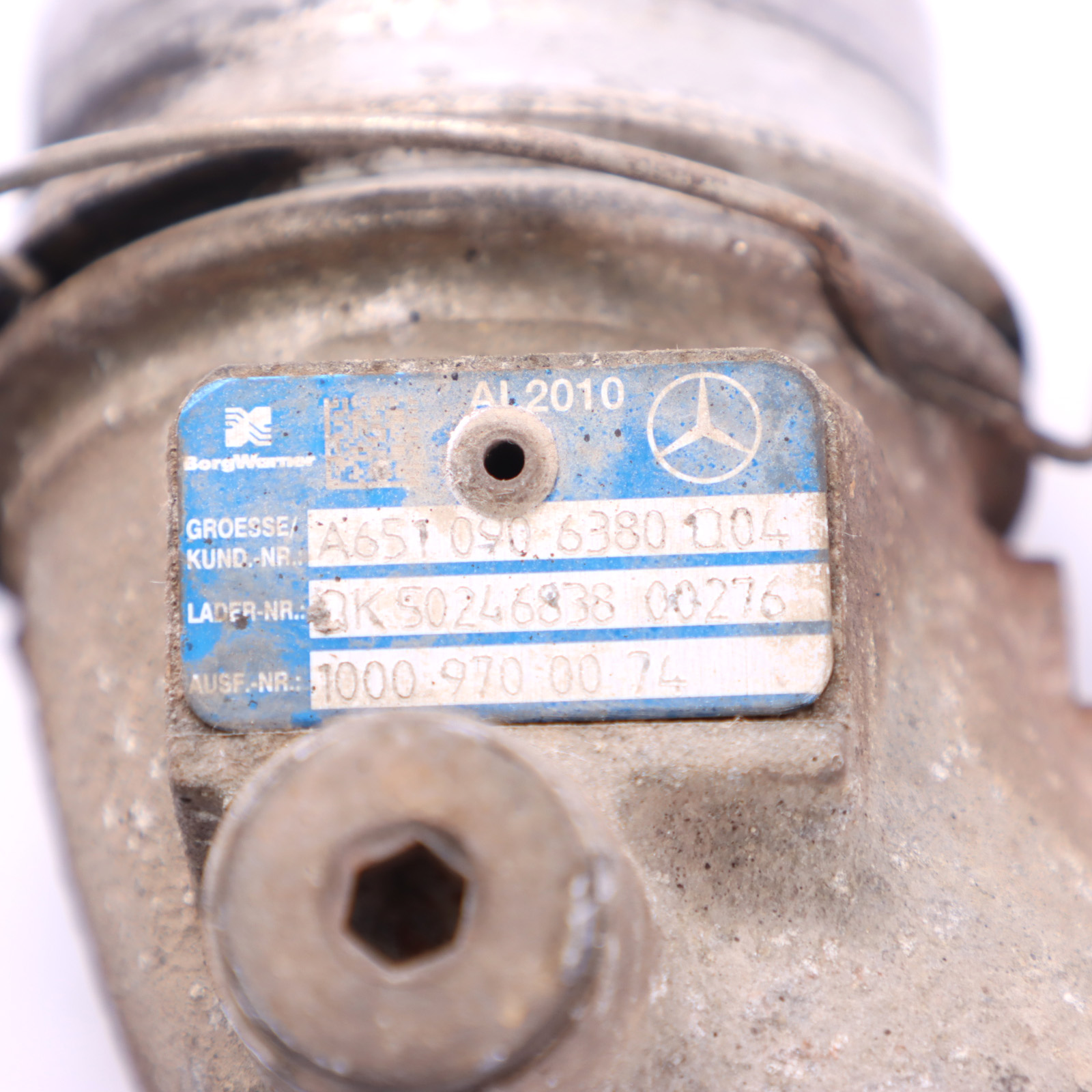 Turbolader Mercedes Sprinter W906 OM651.955 Schlauchgehäuse Teil A6510906380