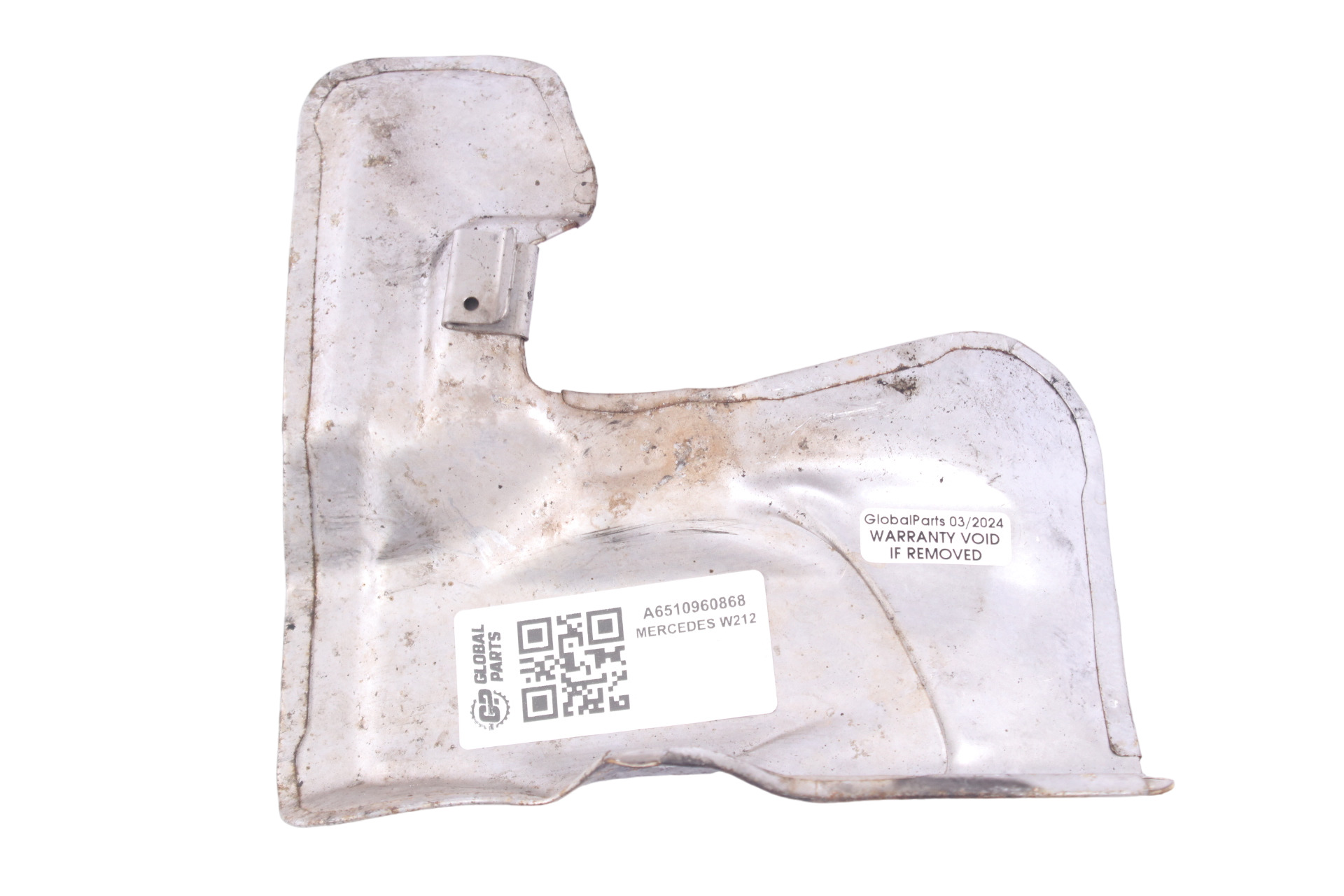 Hitzeschild Mercedes W212 OM651 Turbolader Abschirmblech A6510960868