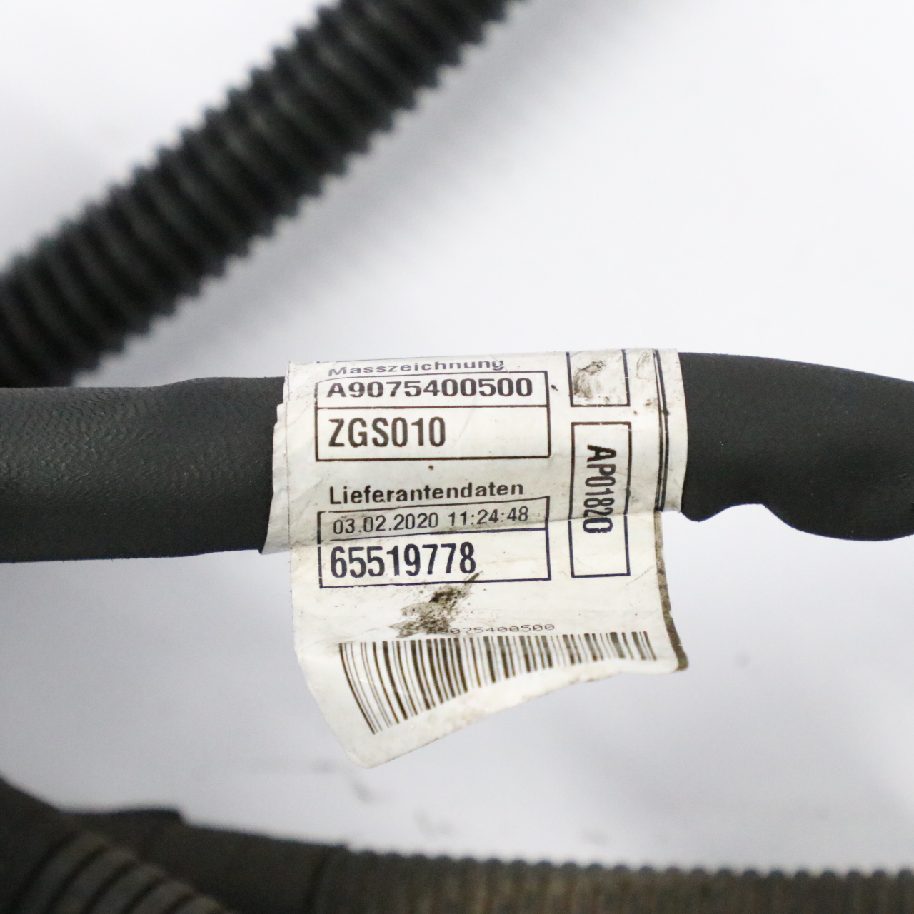 Mercedes W907 Batteriekabel Kabelbaum Kabelbaum Verkabelung A9075400500