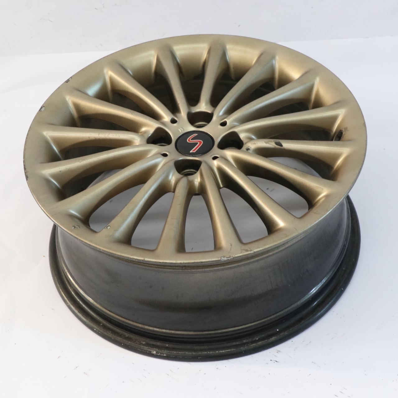 Mini R50 R55 R56 Gold Felge Leicht Metall 17" 7J ET:48 Mehr Speiche 108 6777356