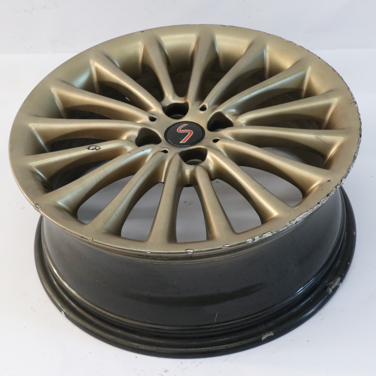 Mini R50 R55 R56 Gold Felge Leicht Metall 17" 7J ET:48 Mehr Speiche 108 6777356