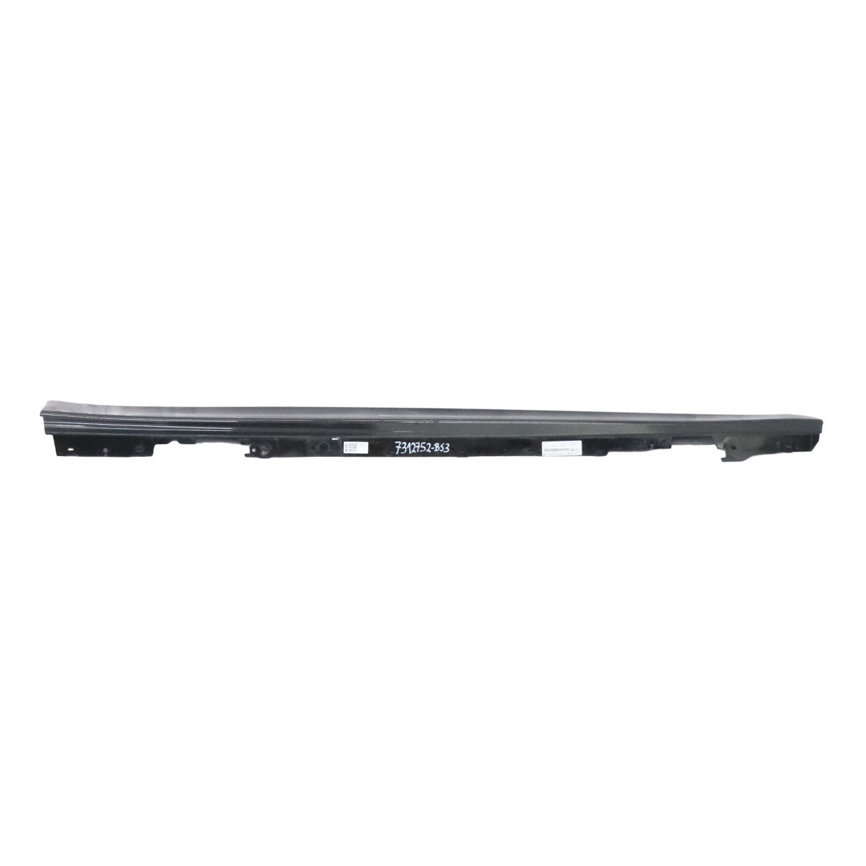 BMW F30 F31 Side Skirt Sill Strip Right O/S Black Sapphire Metallic - 475