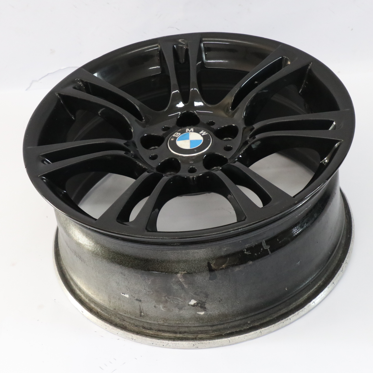 BMW F10 F11 F12 Schwarz Rad Leichtmetallfelge M Doppelspeiche 350 8J 18" ET:30