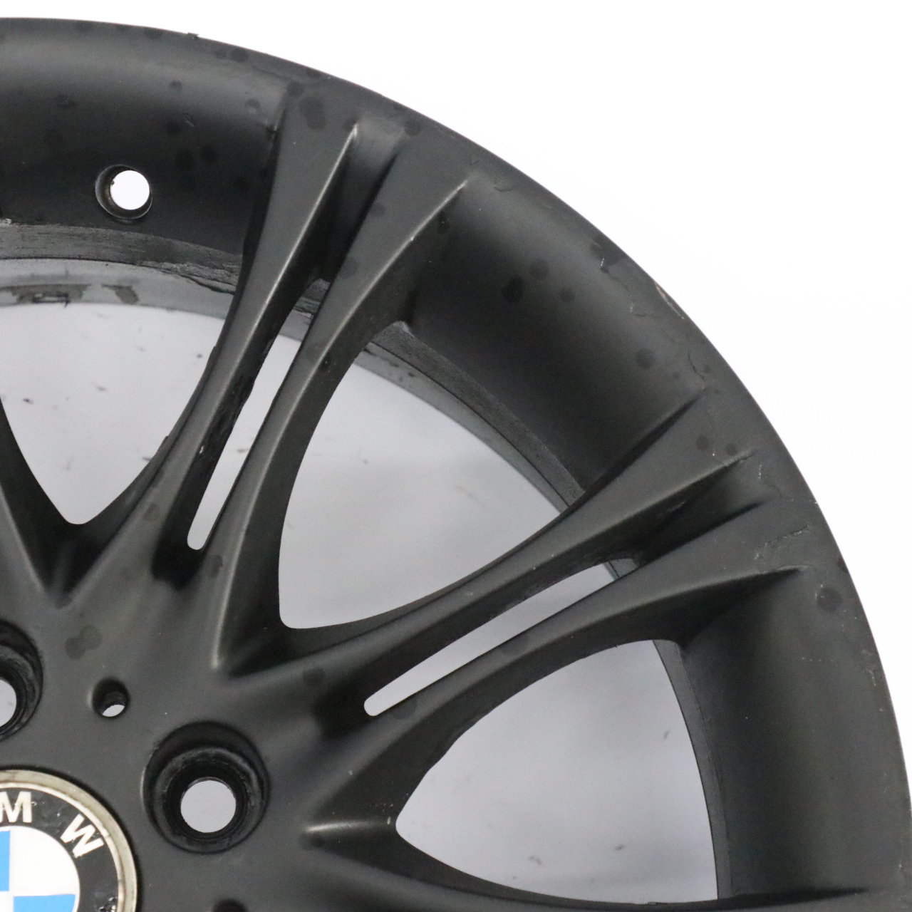 Felge BMW Z4 E85 Schwarz Vorderseite Legierung 18" ET:47 8J M Doppelspeiche 135