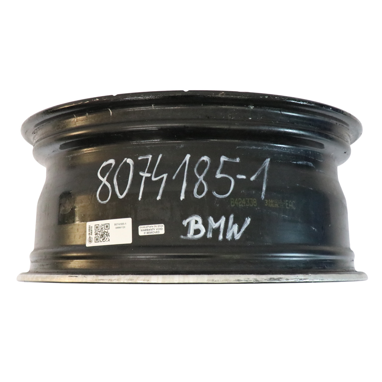 BMW F20 F21 F22 Schwarz Alufelge 18" 7,5J ET:45 M Doppel Speiche 719 8074185