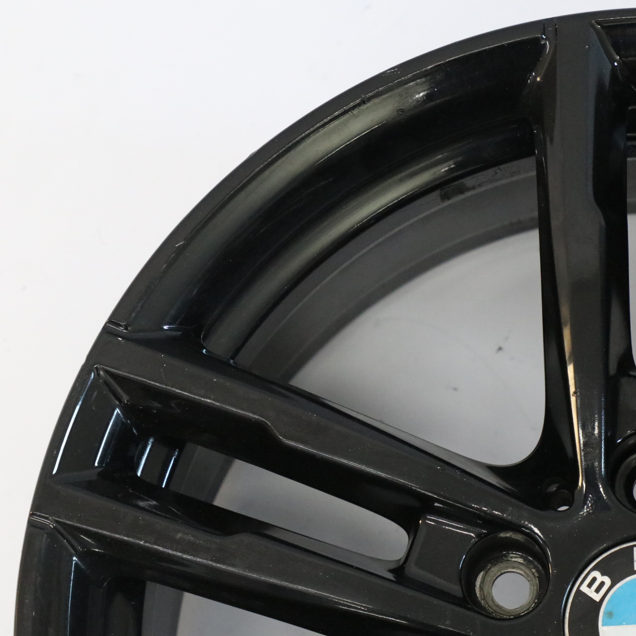 BMW F20 F21 F22 Schwarz Alufelge 18" 7,5J ET:45 M Doppel Speiche 719 8074185