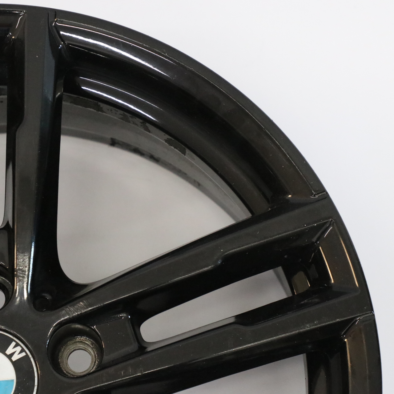 BMW F20 F21 F22 Schwarz Alufelge 18" 7,5J ET:45 M Doppel Speiche 719 8074185