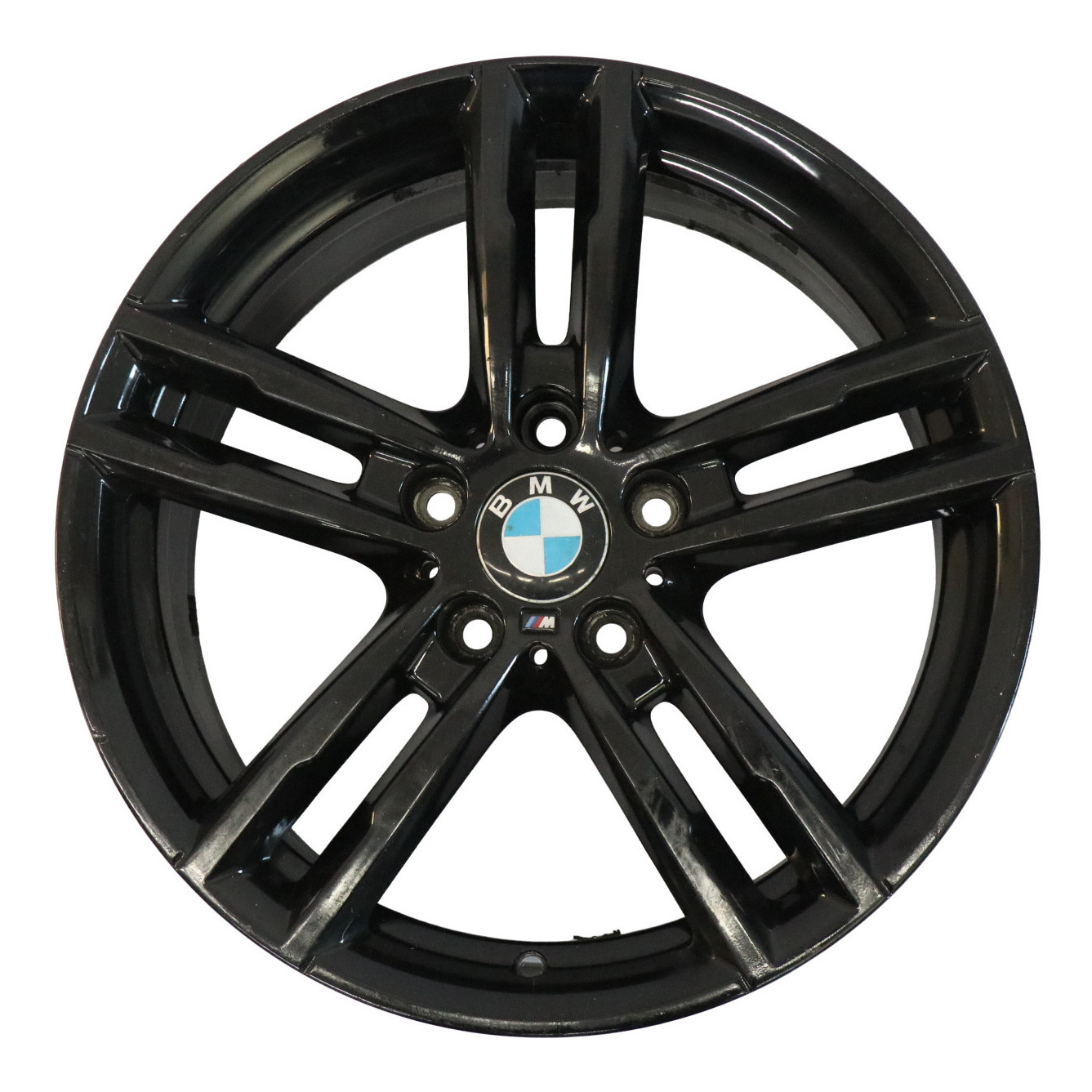 BMW F20 F21 F22 Schwarz Alufelge 18" 7,5J ET:45 M Doppel Speiche 719 8074185