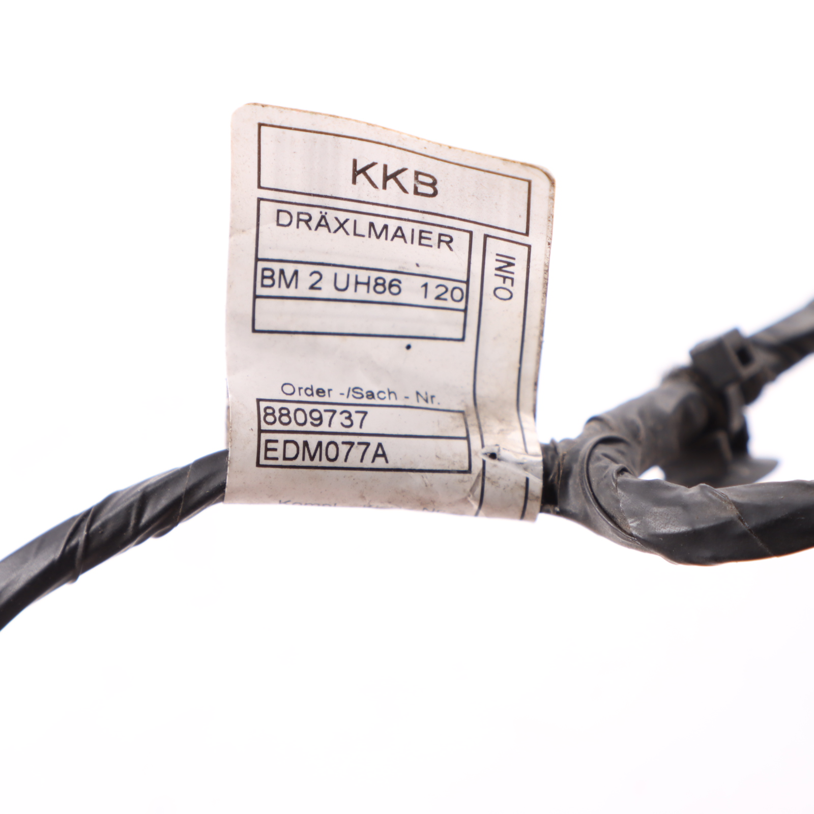 BMW X4M F98 G02 PDC Wiring Hintere Stoßstange Einparkhilfe Sensor Kabelbaum