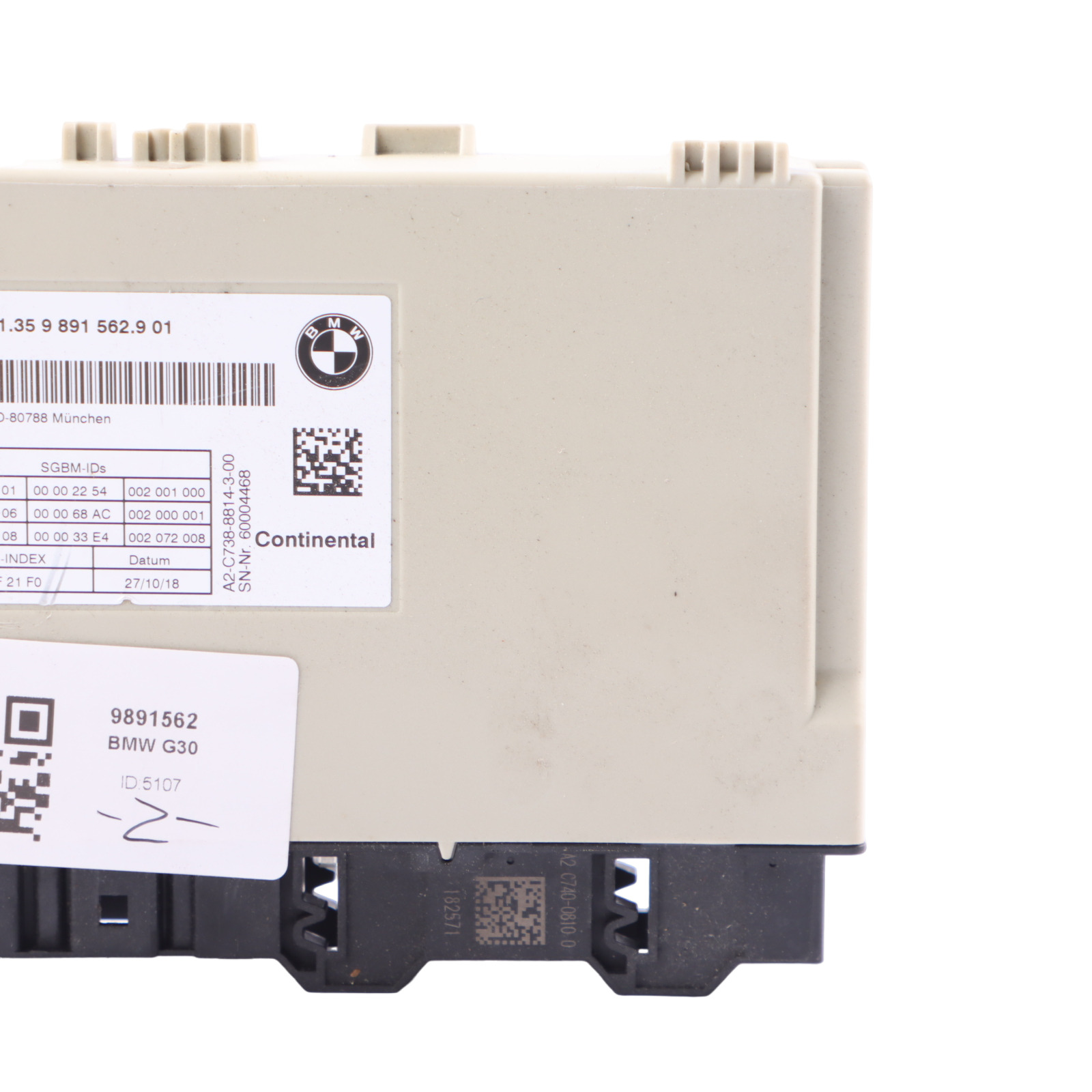 Sitz Modul BMW G11 G20 G30 G01 G02 Sitz Steuergerät Modul ECU 9891562