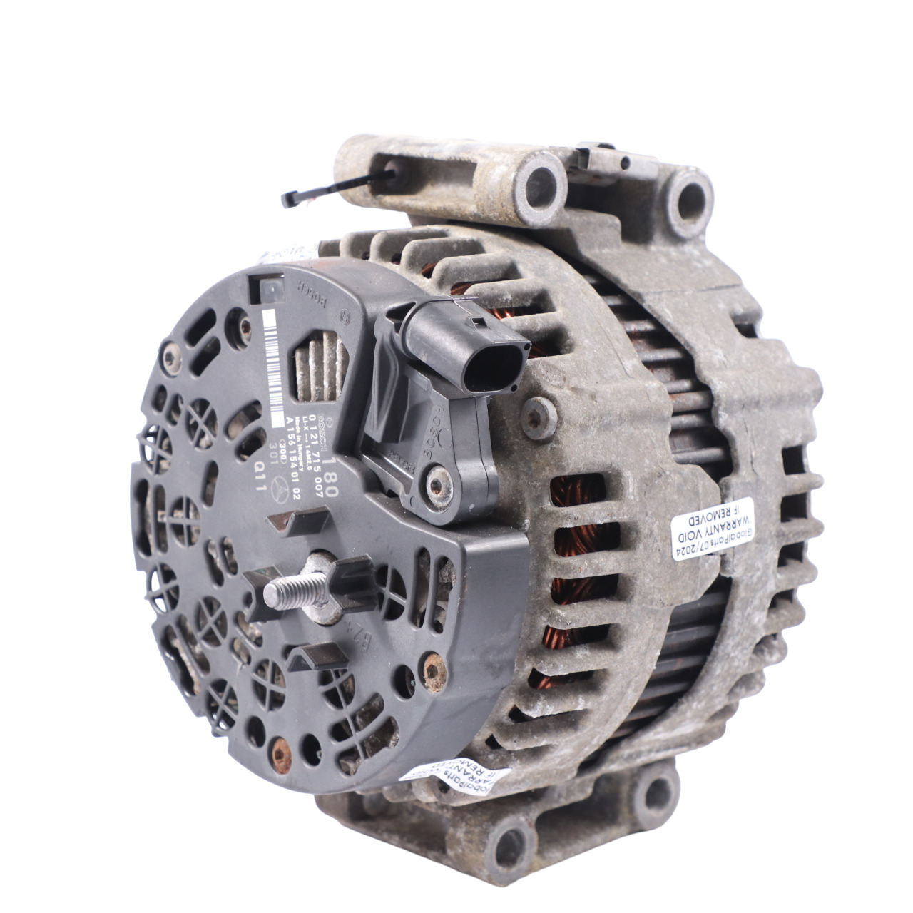 Mercedes W204 C63 AMG M156 Motor Lichtmaschine Generator BOSCH 180A A1561540102