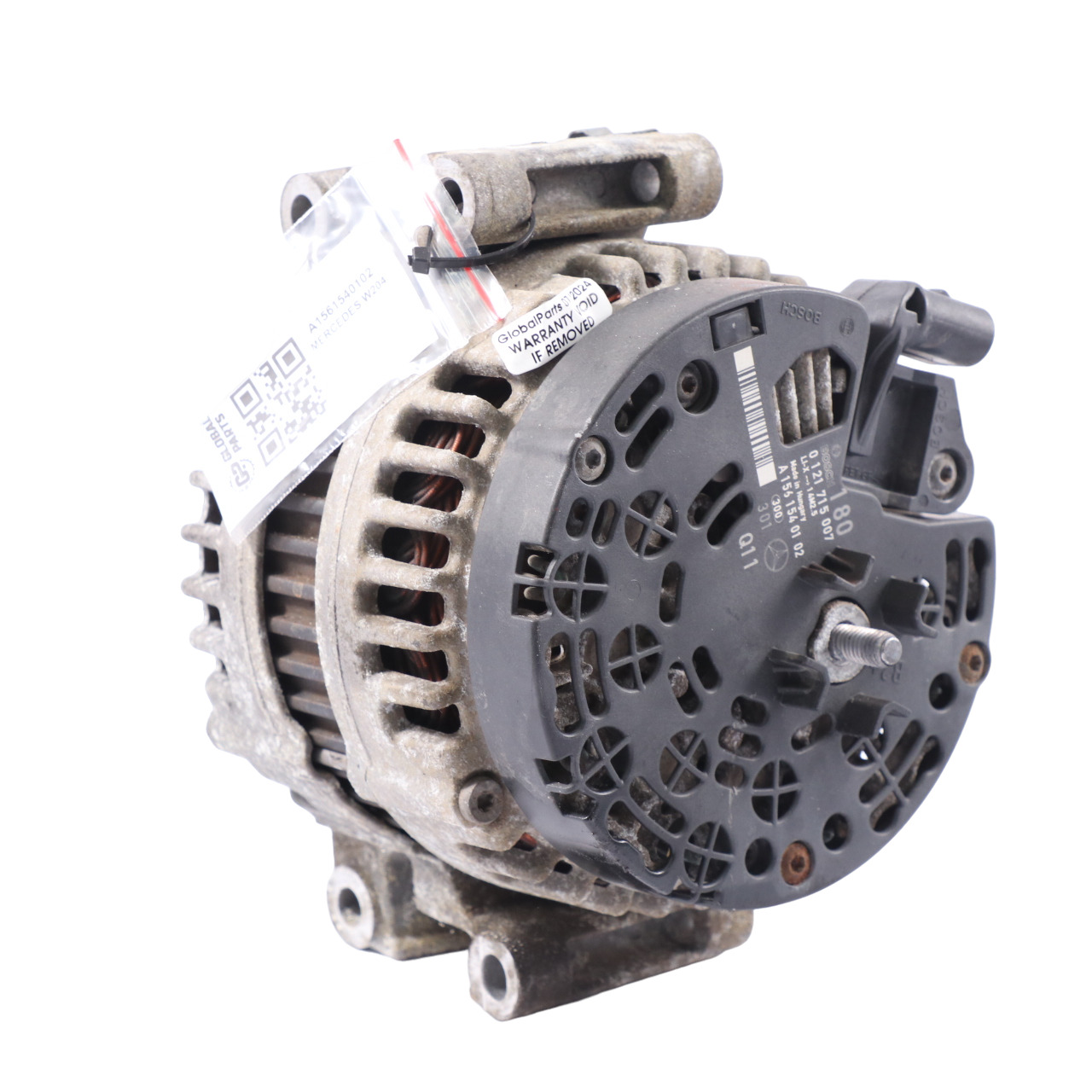 Mercedes W204 C63 AMG M156 Motor Lichtmaschine Generator BOSCH 180A A1561540102