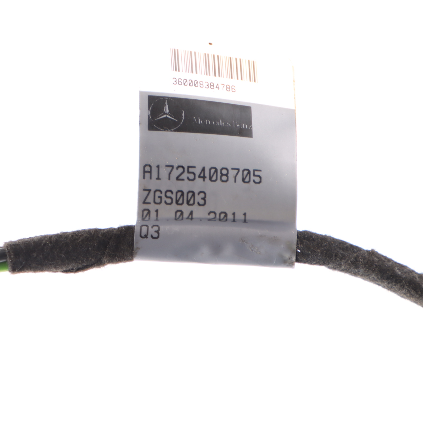 Mercedes R172 Elektrischer Kabelbaum Kabel Fensterheber A1725408705