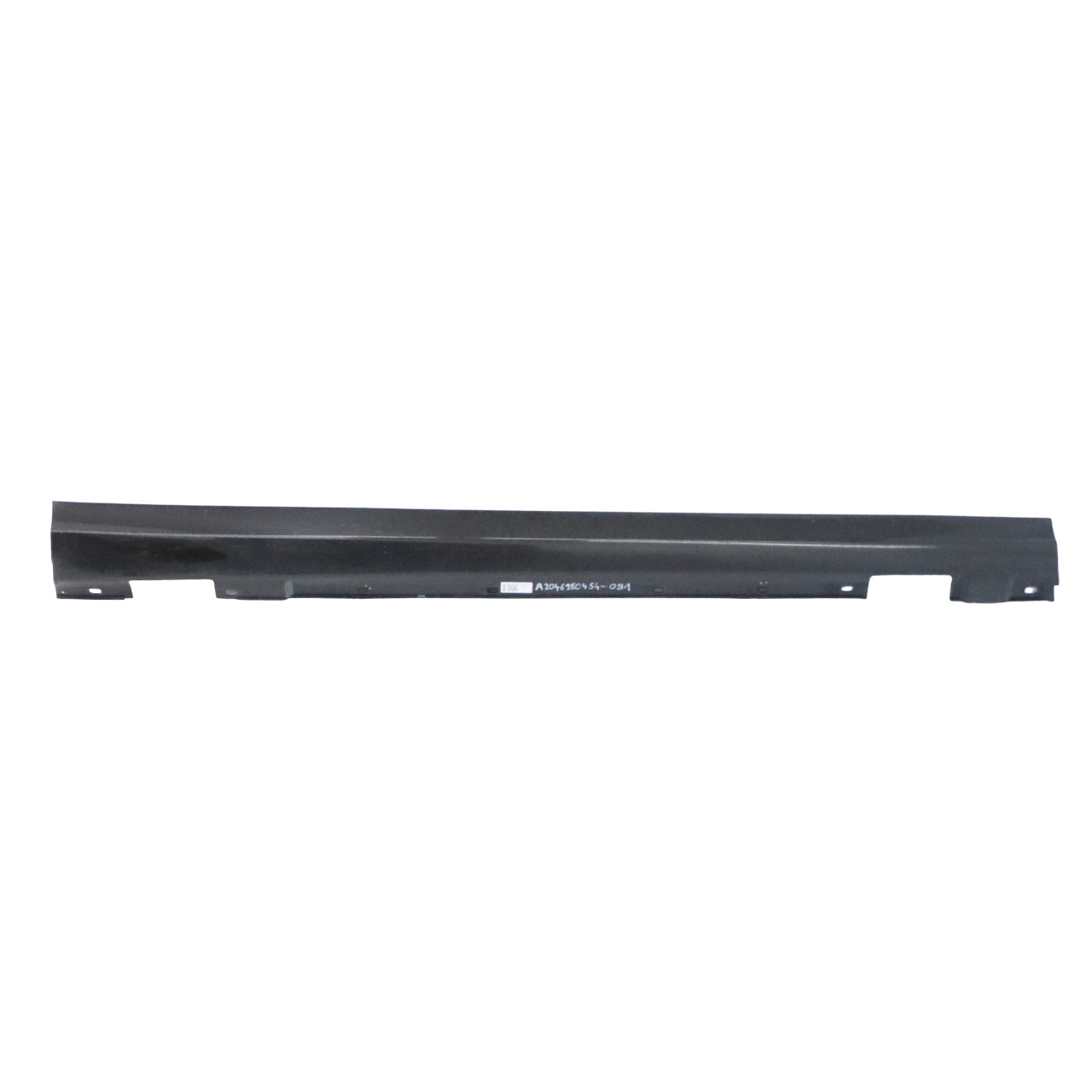 Mercedes W204 Side Skirt Door Sill Cover Right O/S Obsidian Black Metallic - 197