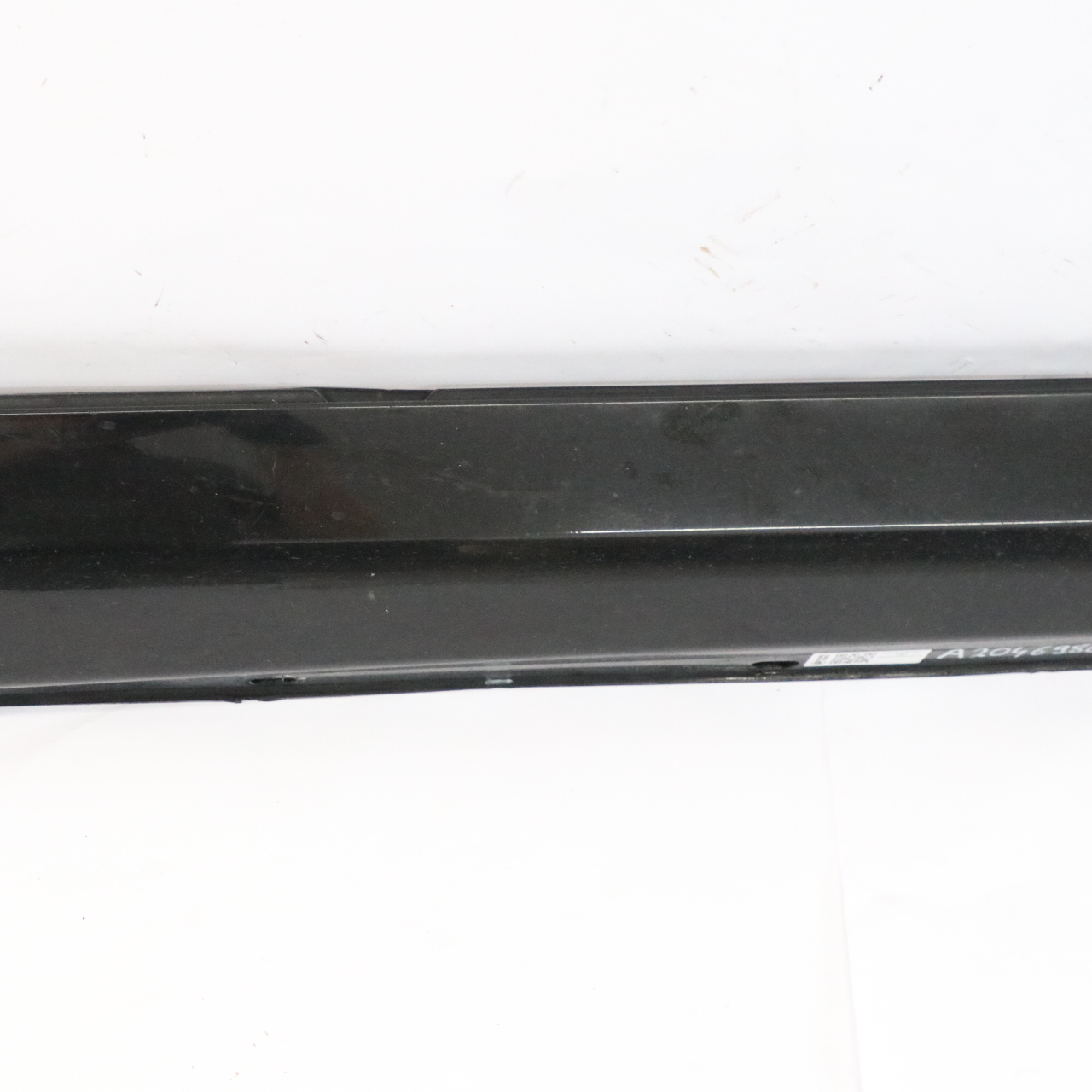 Mercedes W204 Side Skirt Door Sill Cover Right O/S Obsidian Black Metallic - 197