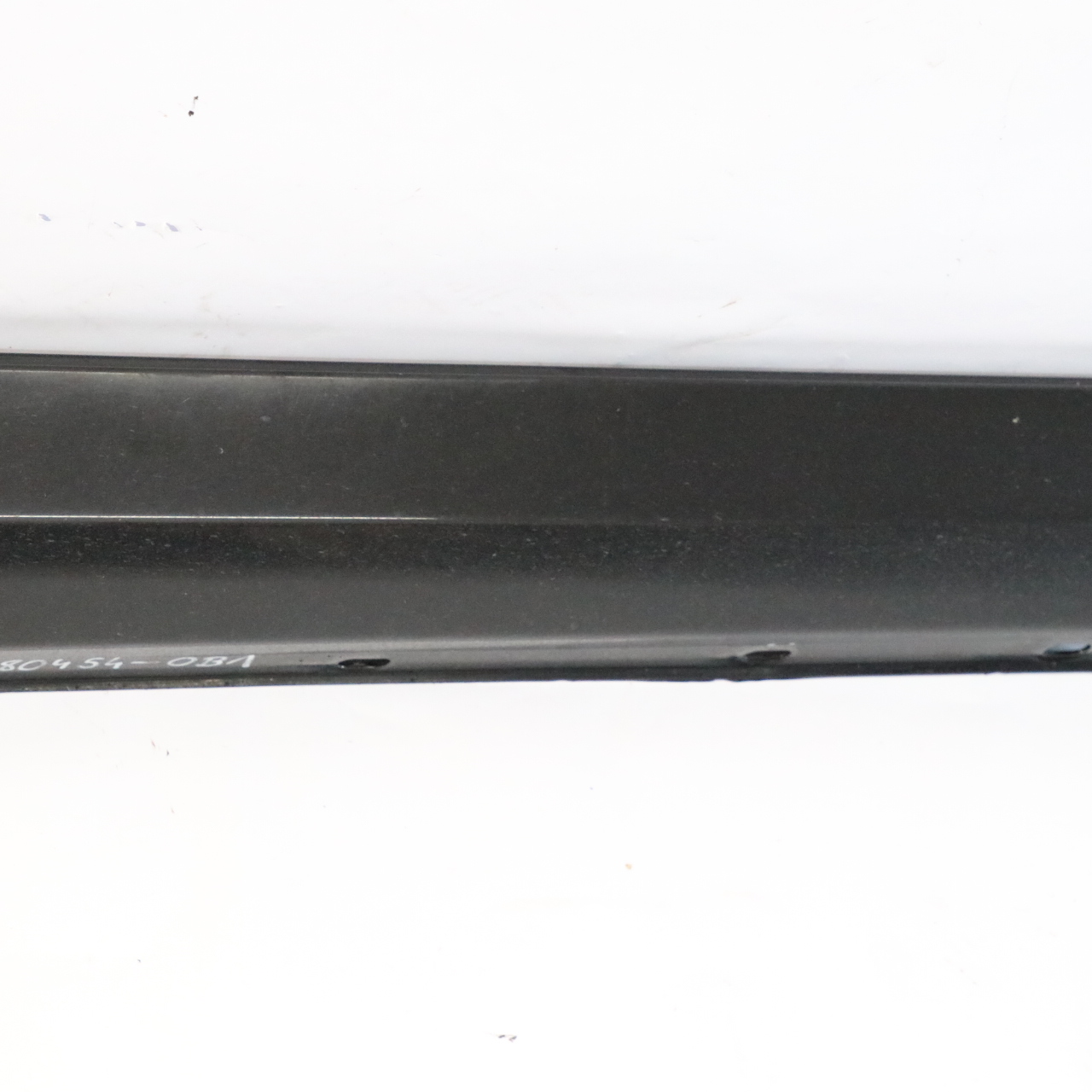 Mercedes W204 Side Skirt Door Sill Cover Right O/S Obsidian Black Metallic - 197