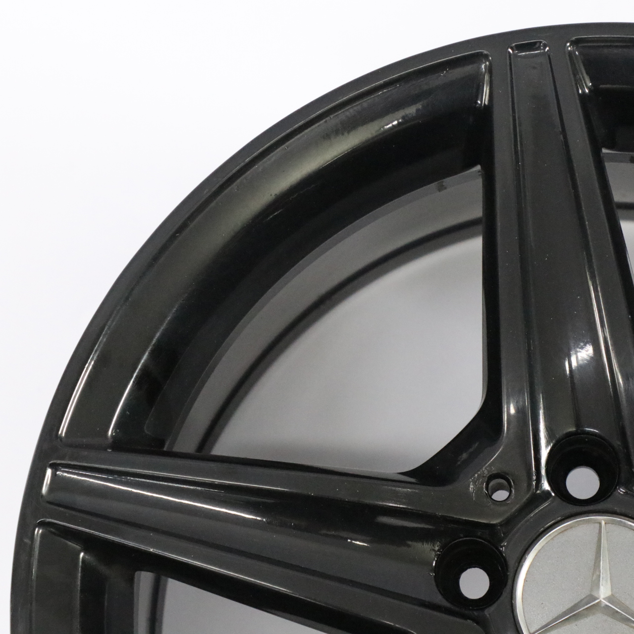 Mercedes W205 Schwarz AMG Leicht Metall Rad Felge 18" 8,5J ET:49 A2054011200