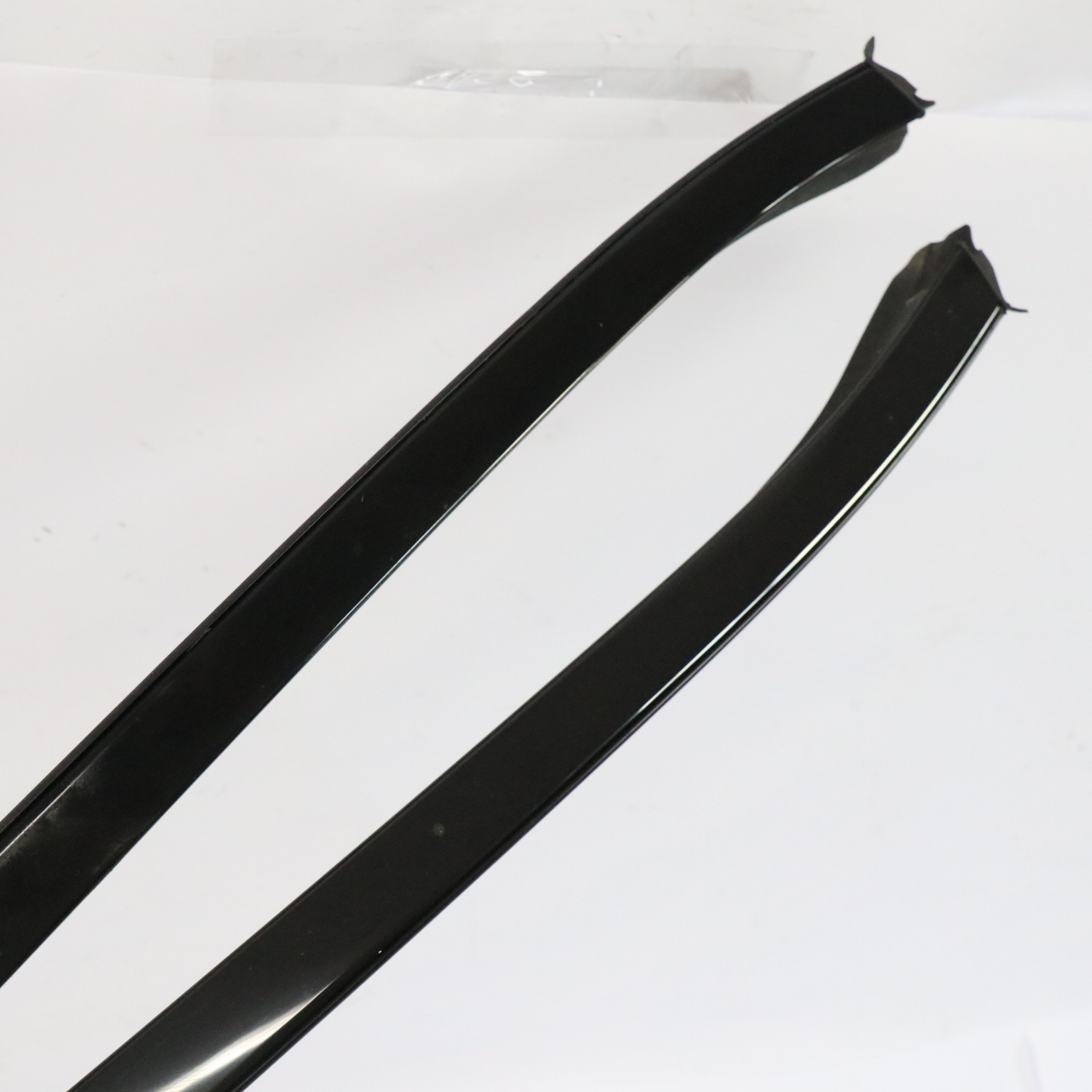 Mercedes W205 Roof Rail Strip Left Right Railing Moulding Trim Strip Set Black