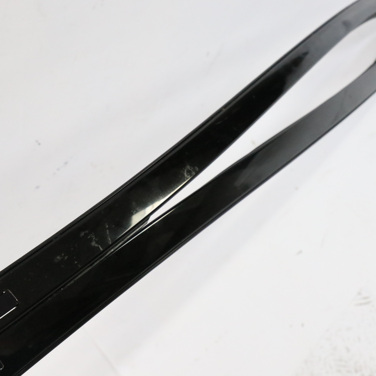 Mercedes W205 Roof Rail Strip Left Right Railing Moulding Trim Strip Set Black