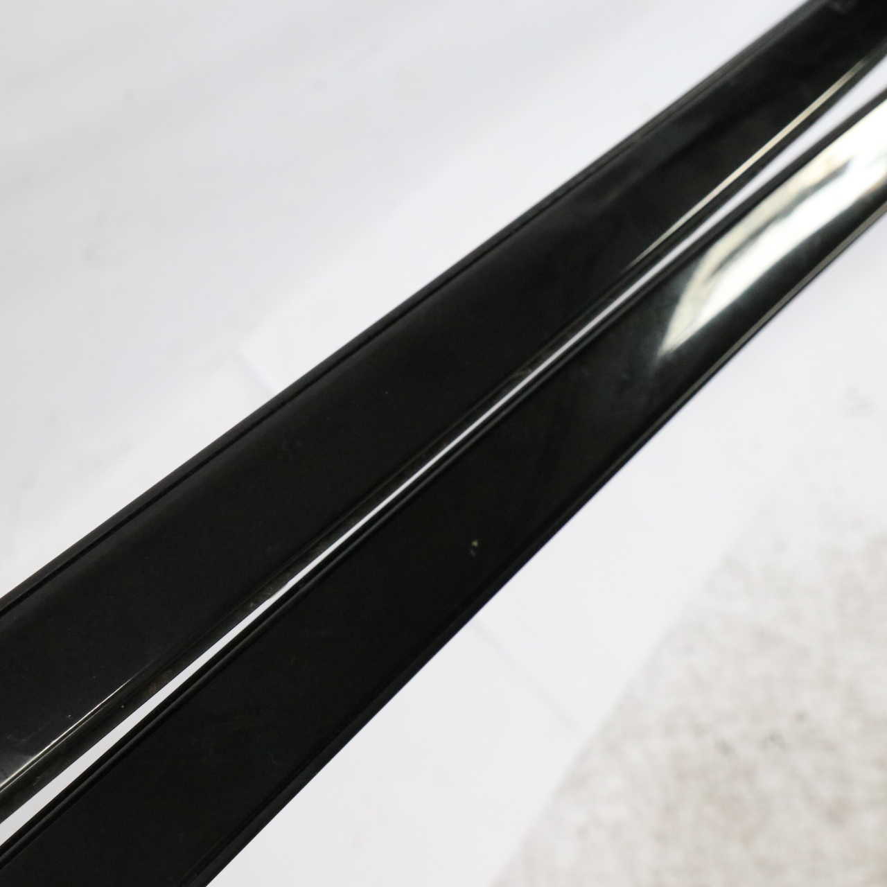 Mercedes W205 Roof Rail Strip Left Right Railing Moulding Trim Strip Set Black