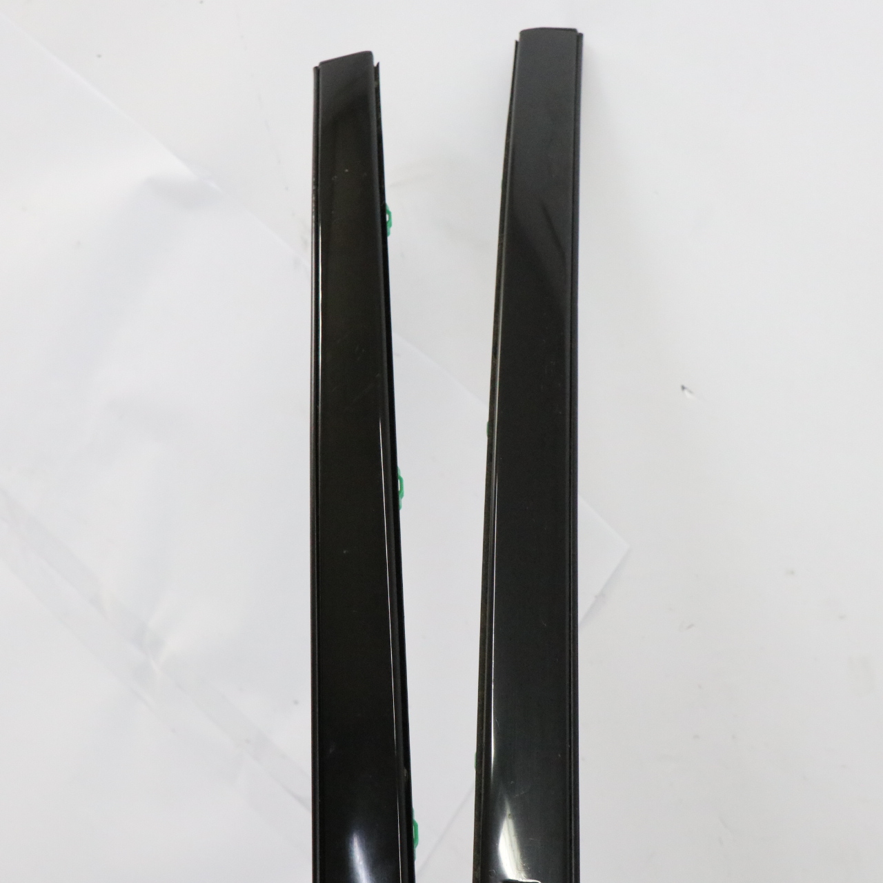 Mercedes W205 Roof Rail Strip Left Right Railing Moulding Trim Strip Set Black