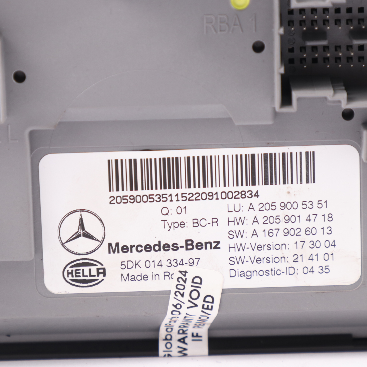 Mercedes GLC X253 Elektronik Modul ECU Steuergerät A2059005351