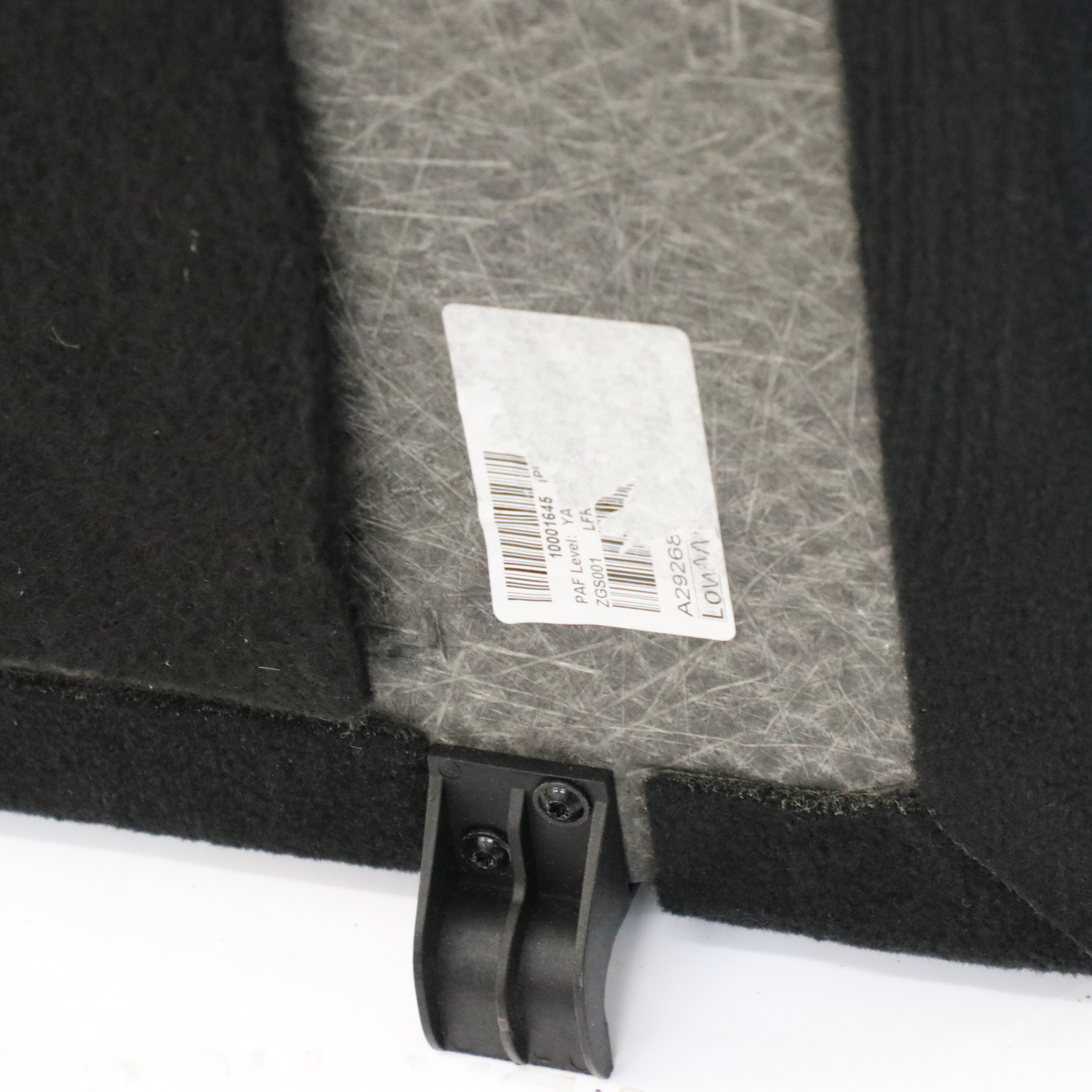 Mercedes GLE C292 Trunk Floor Cover Mat Carpet Black A2926801600